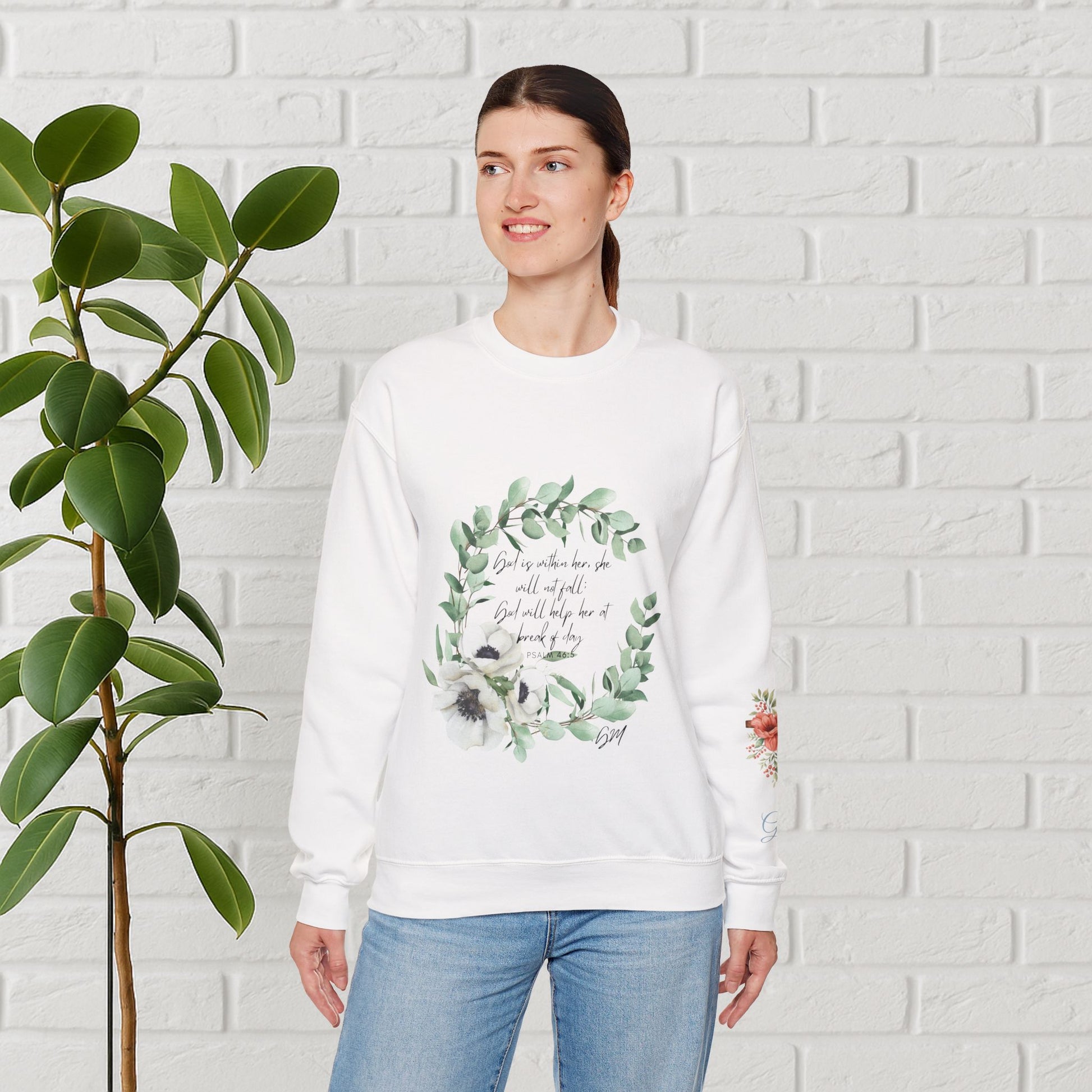 Crowned in Grace™ Signature Scripture Sweatshirt