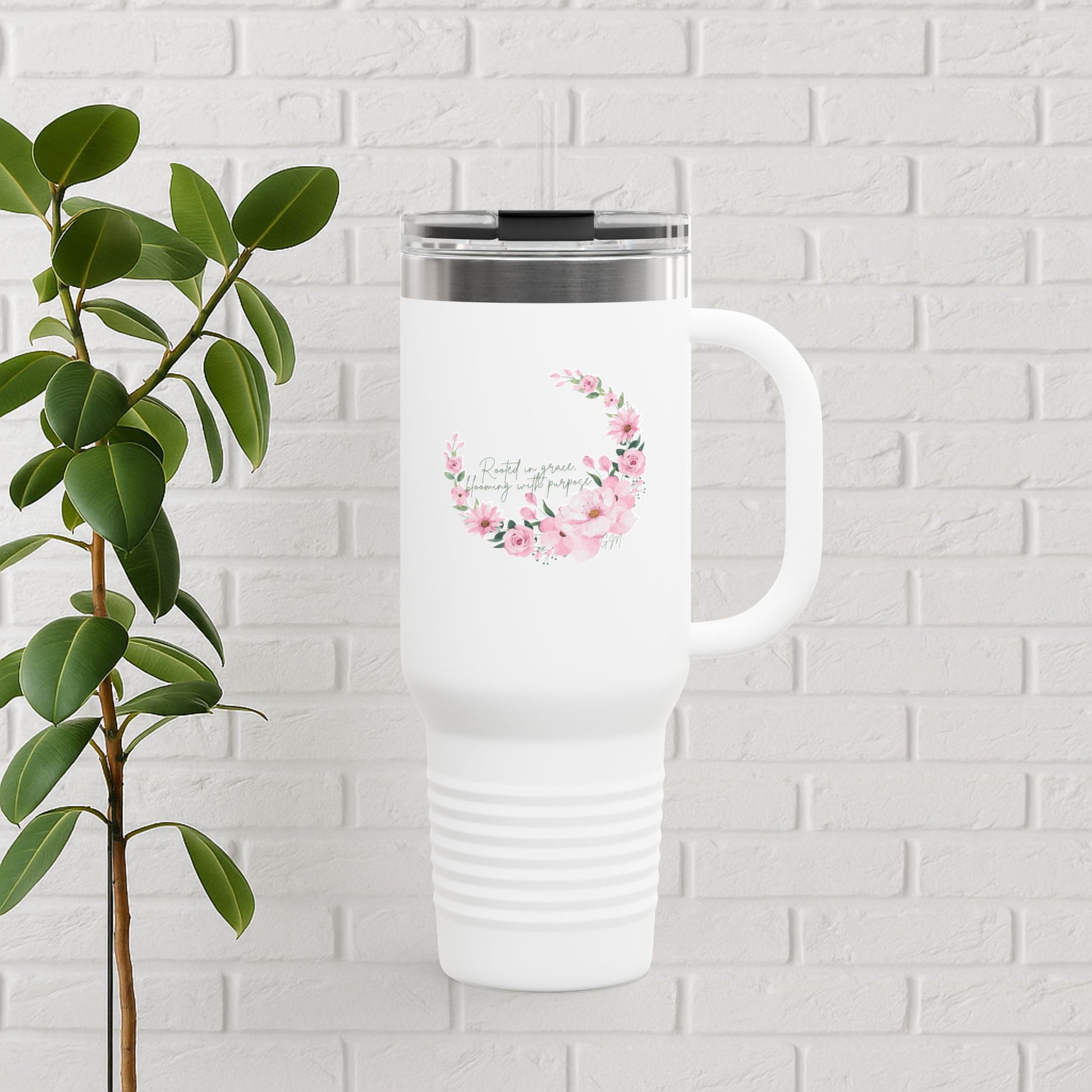 Rooted in Grace™ 40oz Floral Tumbler