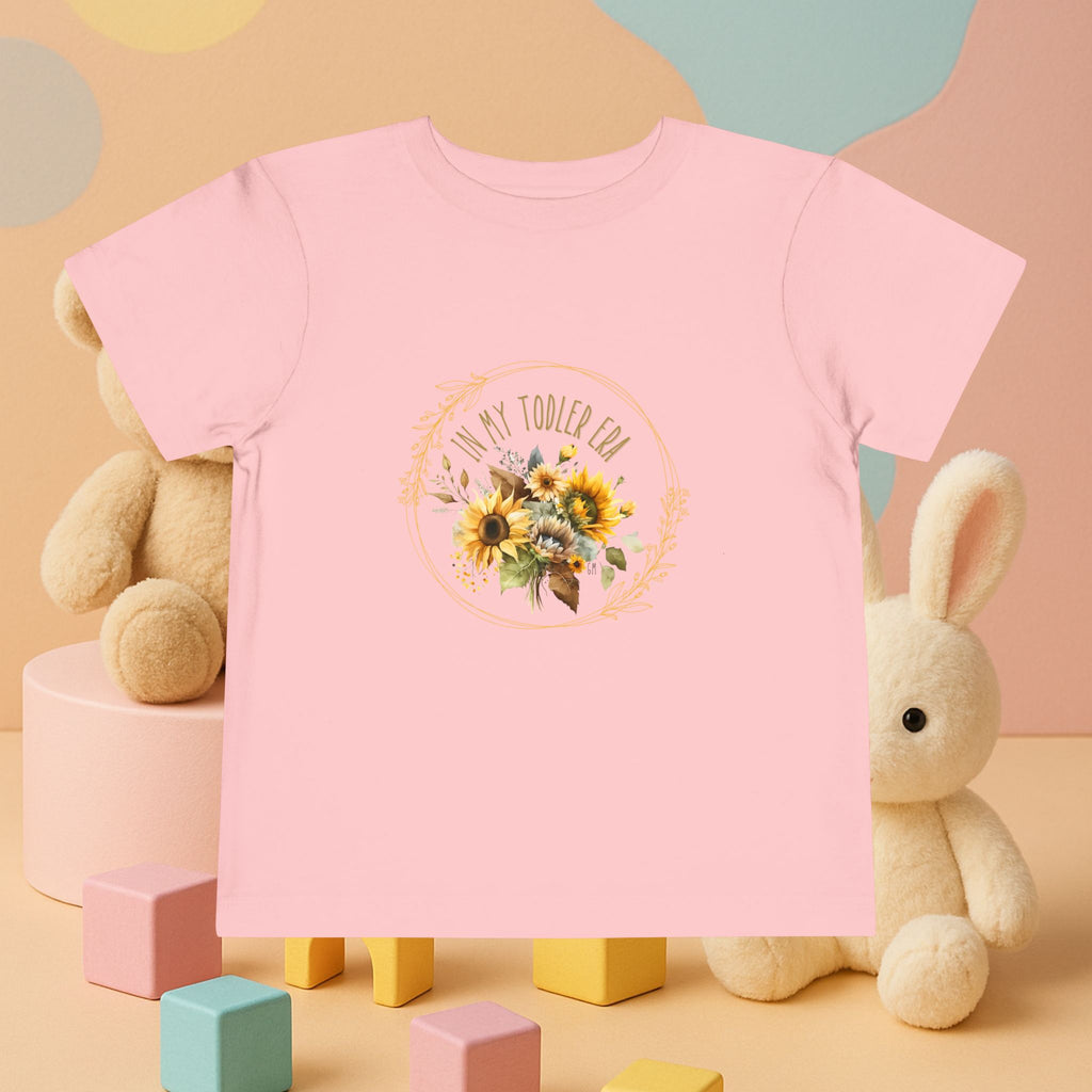 “In My Toddler Era” Sunflower Tee – Soft, Sweet & Boldly Blooming