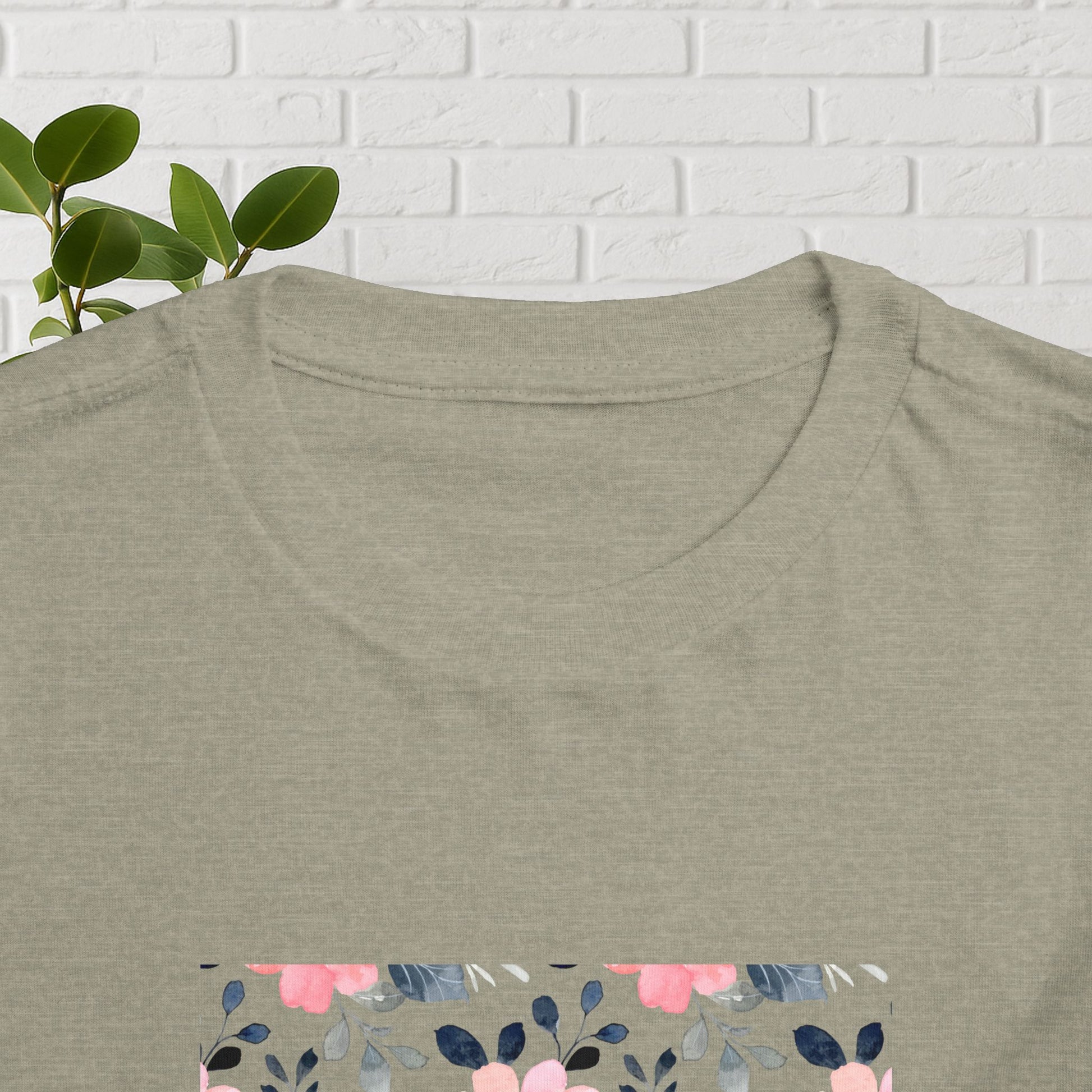 Faith in Bloom” Toddler Tee – Matthew 28:20 | Floral Christian Shirt