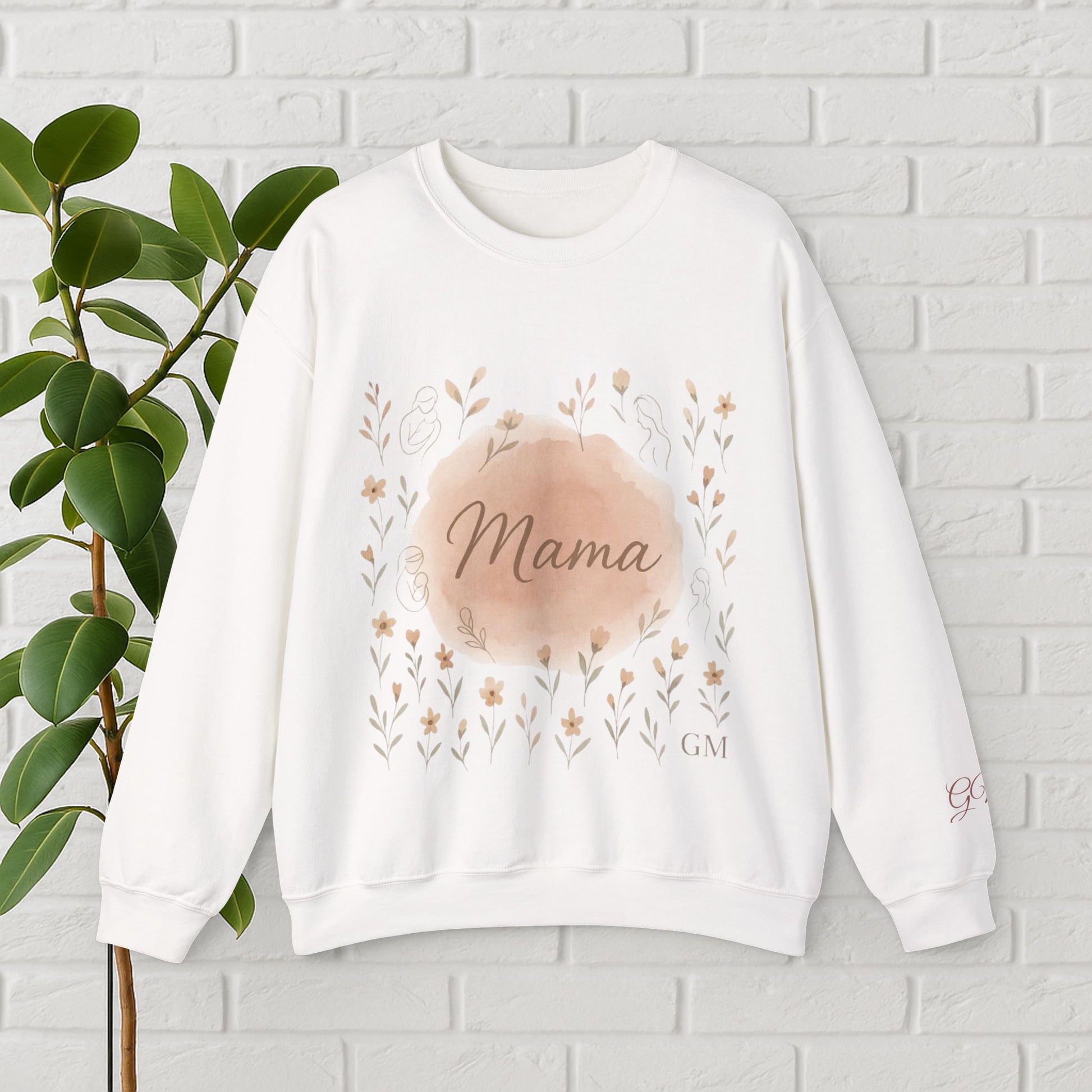 Wildflower Mama: Watercolour Bloom Sweatshirt