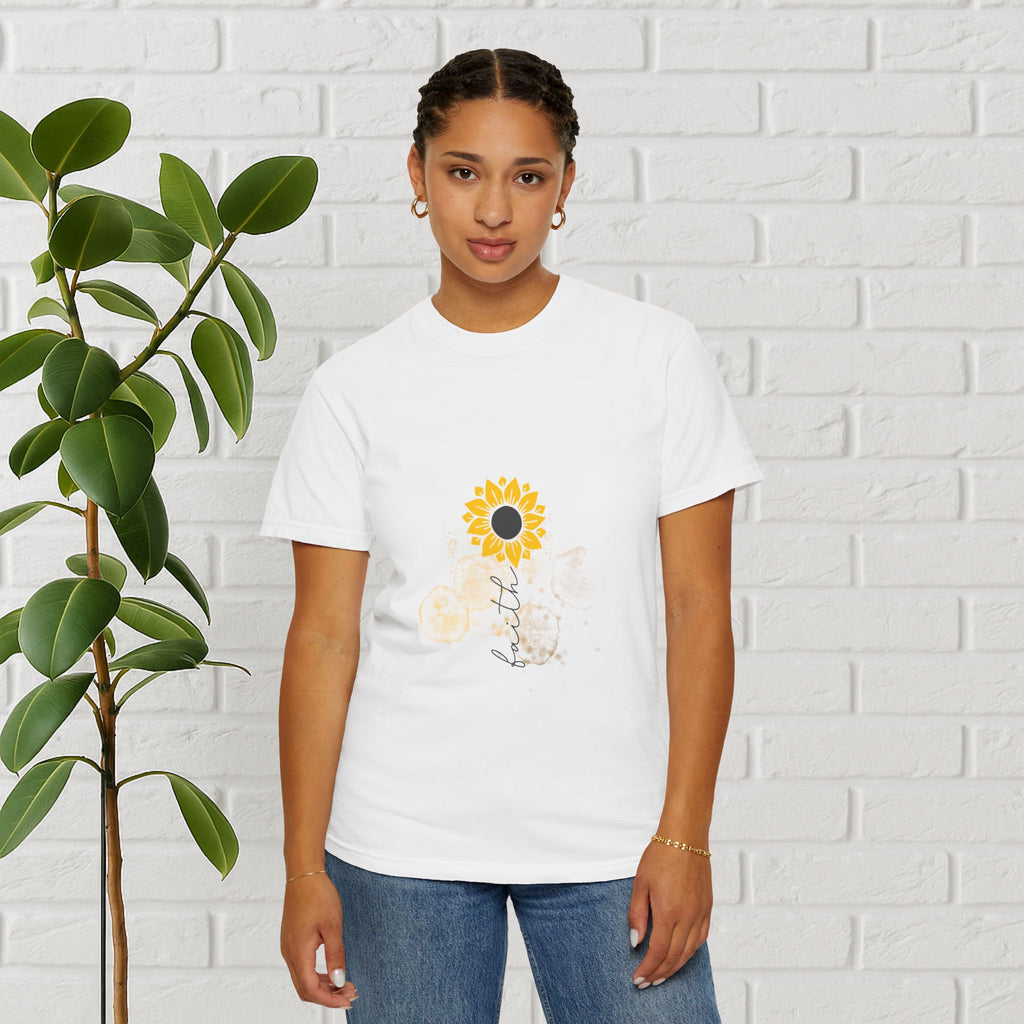 Faith in Bloom – Sunflower Tee