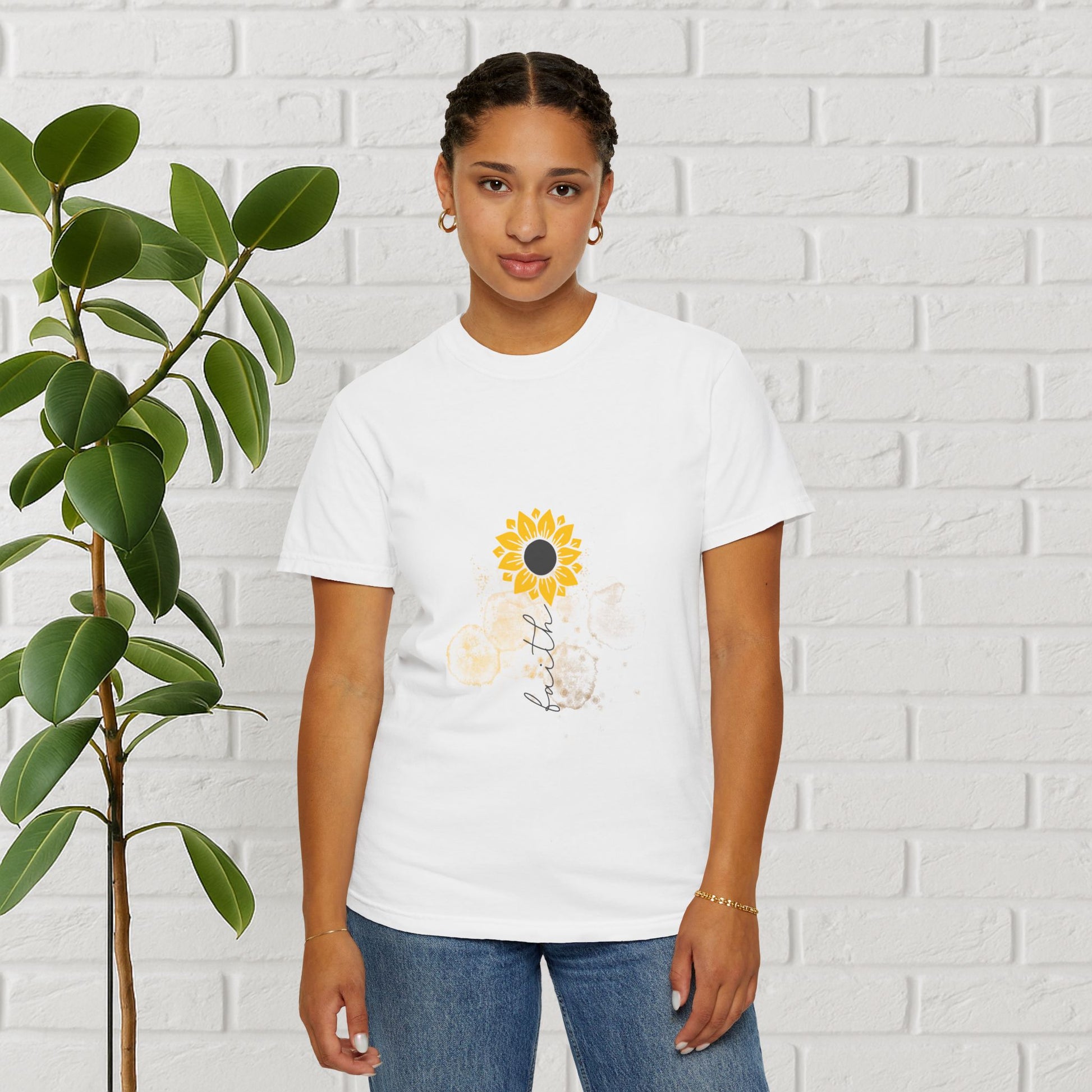 Faith in Bloom – Sunflower Tee