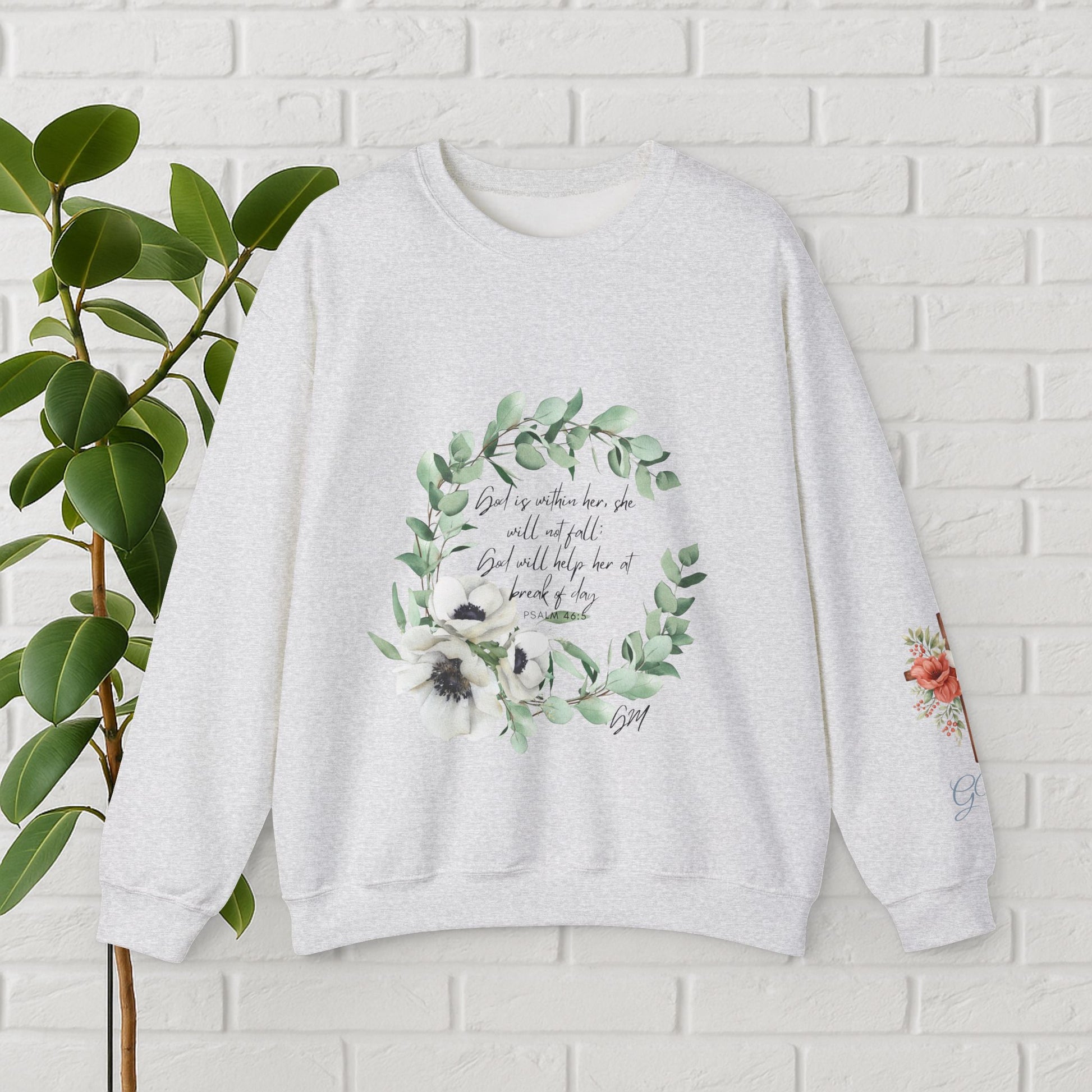 Crowned in Grace™ Signature Scripture Sweatshirt