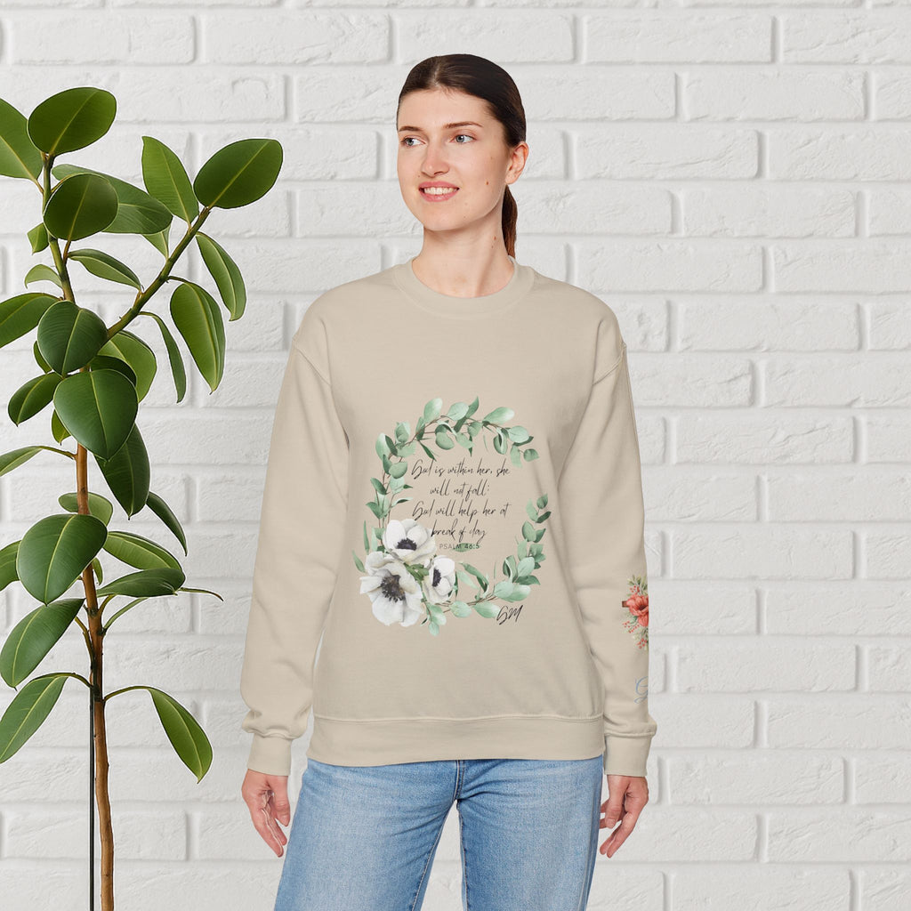 Crowned in Grace™ Signature Scripture Sweatshirt
