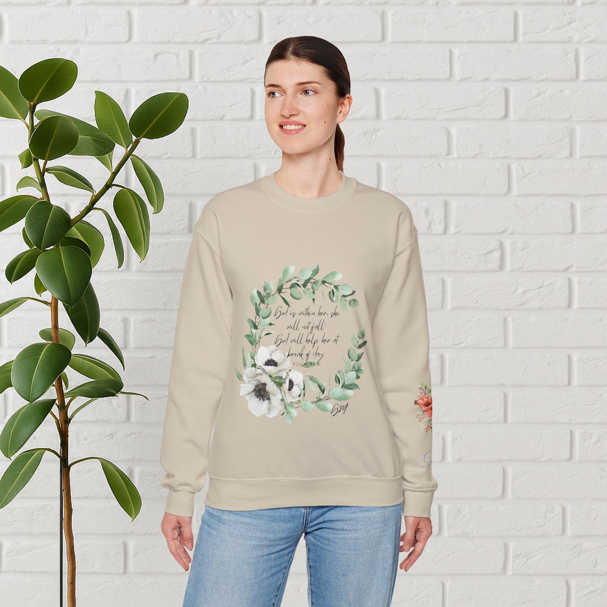 Crowned in Grace™ Signature Scripture Sweatshirt