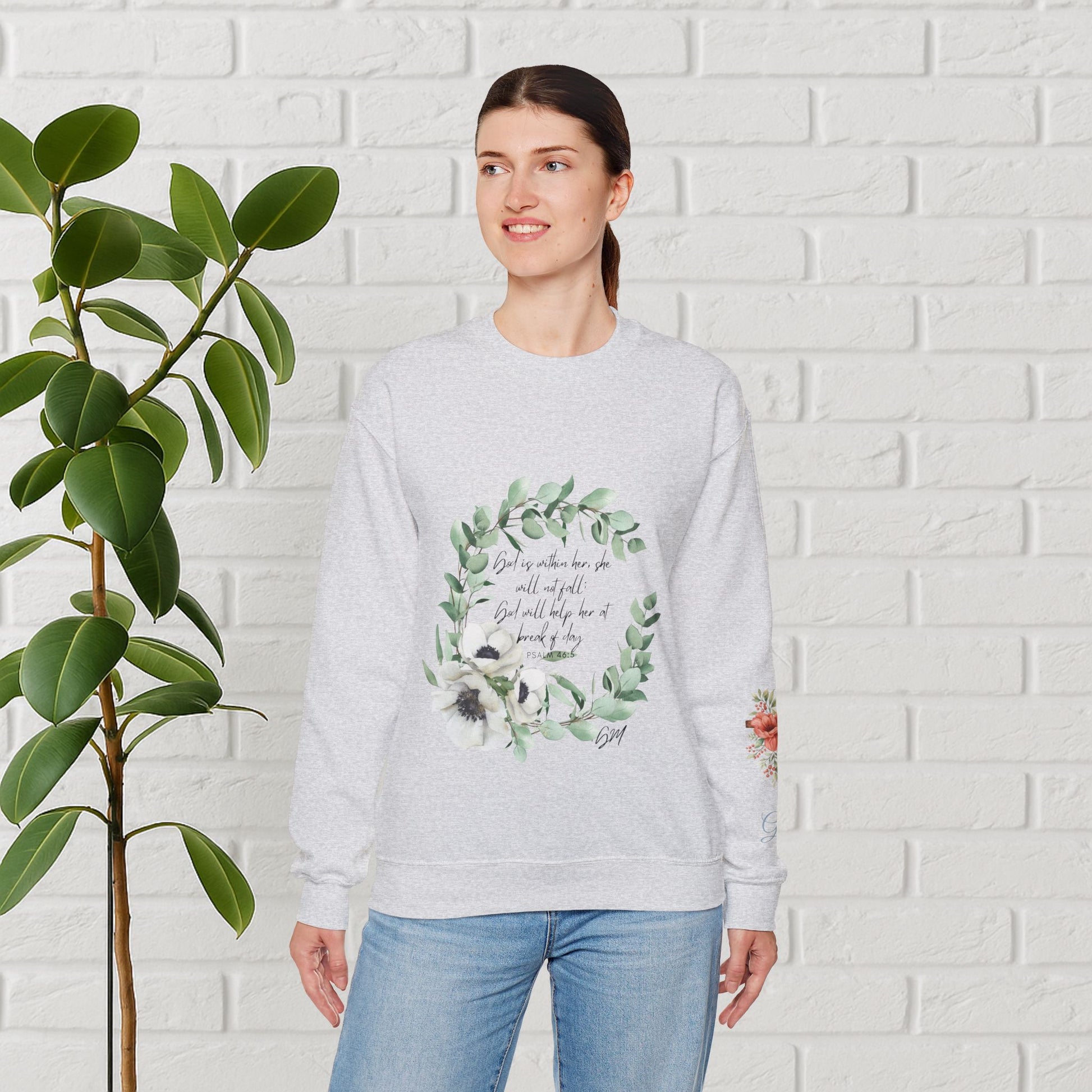 Crowned in Grace™ Signature Scripture Sweatshirt