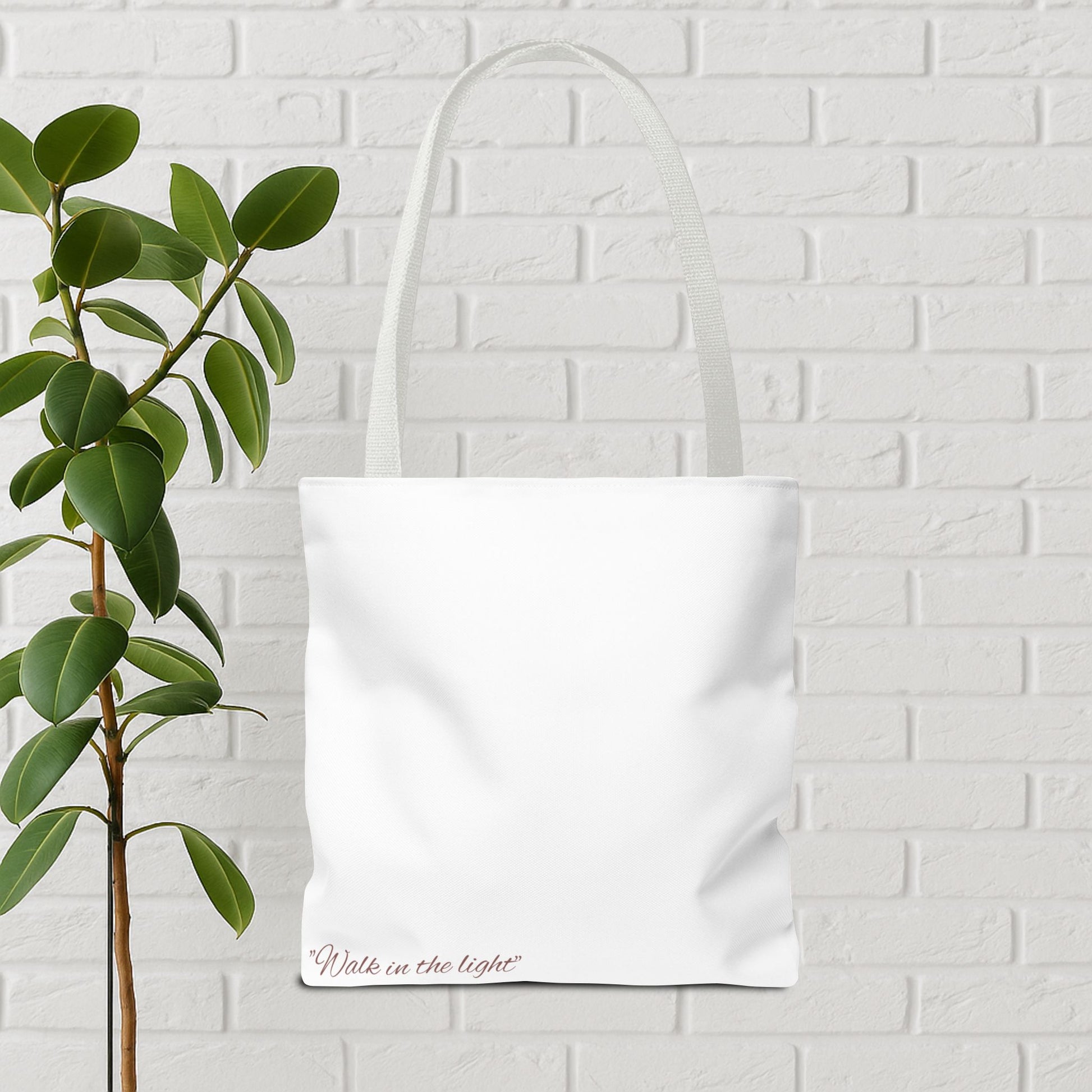 “Walk in the Light” Sunflower Faith Tote