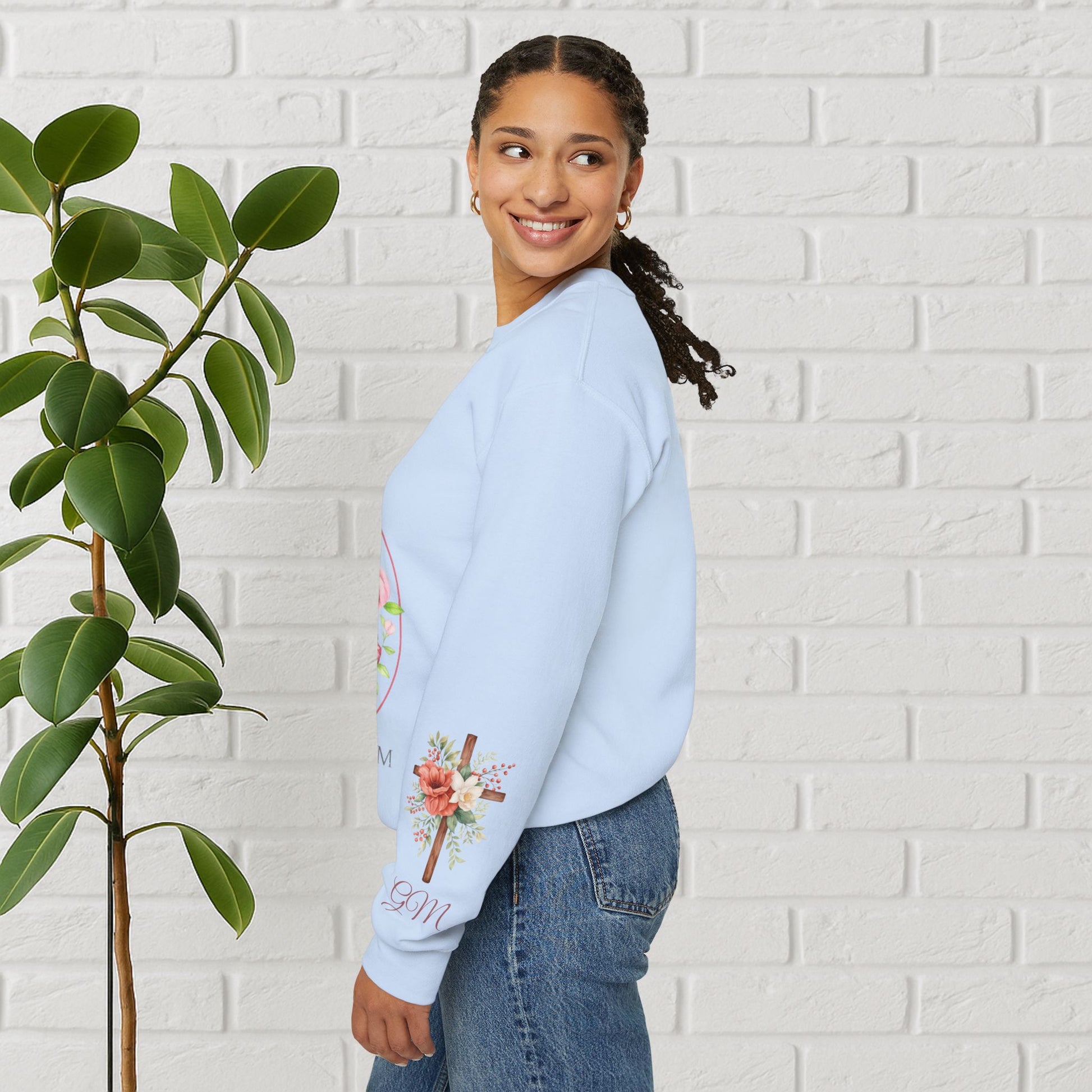 Be Still & Bloom: Psalm 46:10 Faith Sweatshirt
