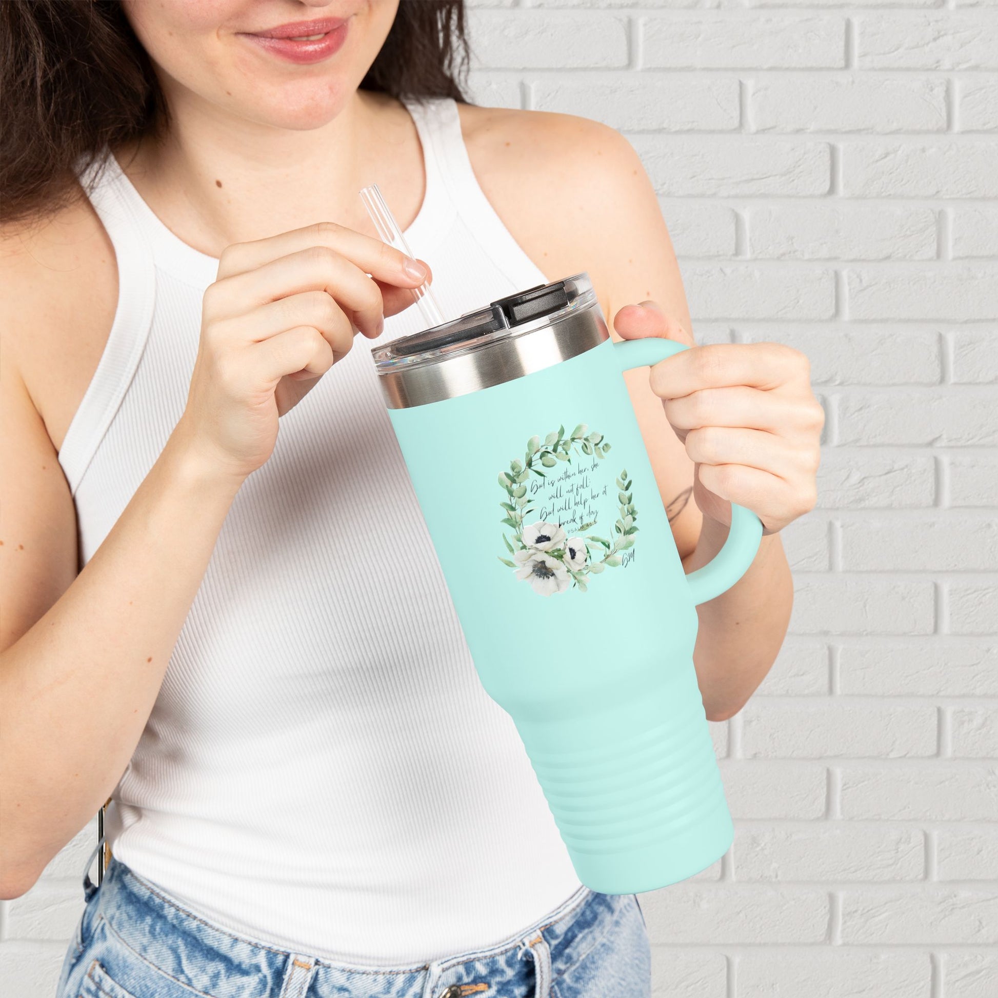 Crowned in Grace™ Mega Handle Tumbler