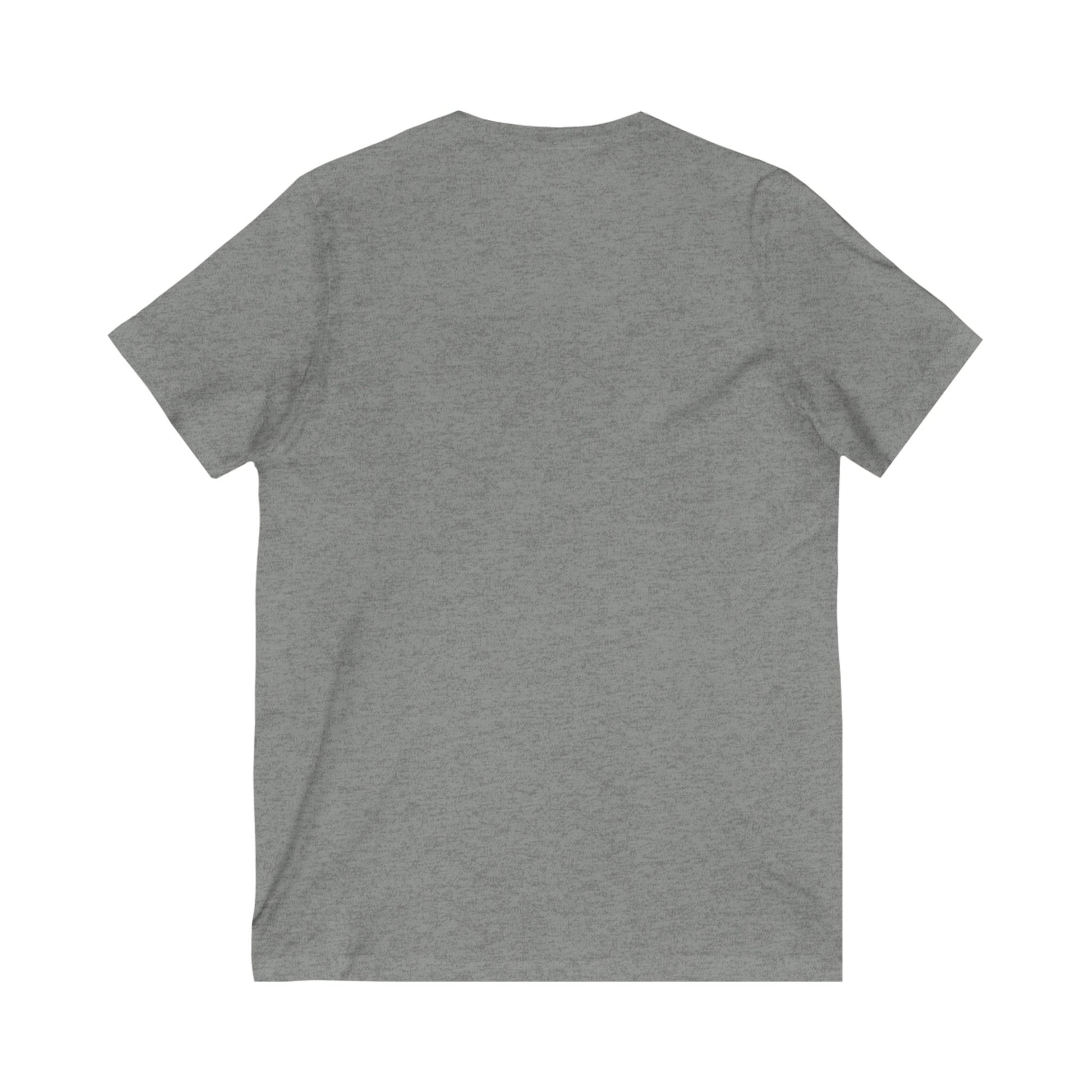 Faith in Bloom” Scripture V-Neck Tee – Matthew 28:20 | Elegant Floral Christian Shirt