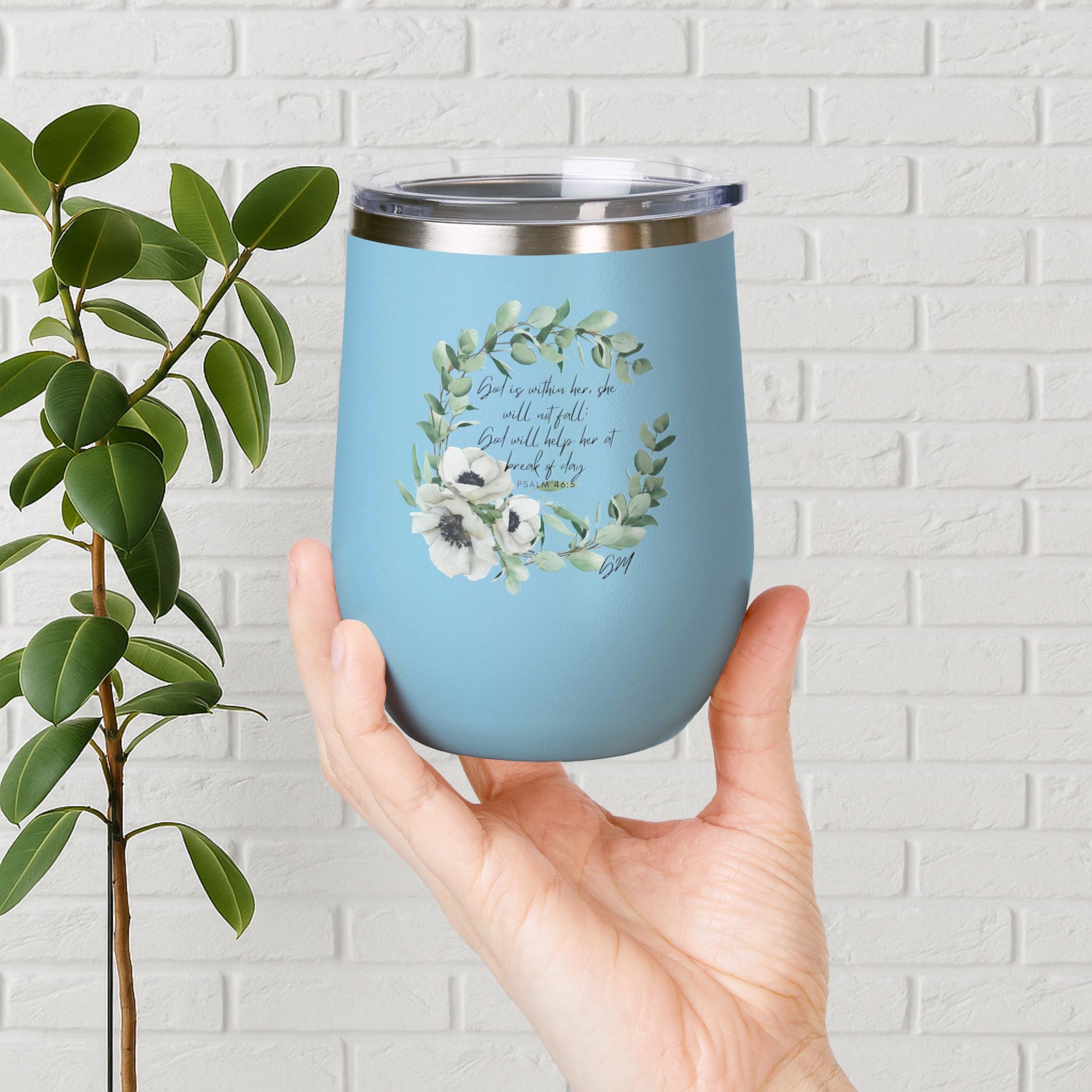 Crowned in Grace™ Stainless Steel Scripture Tumbler