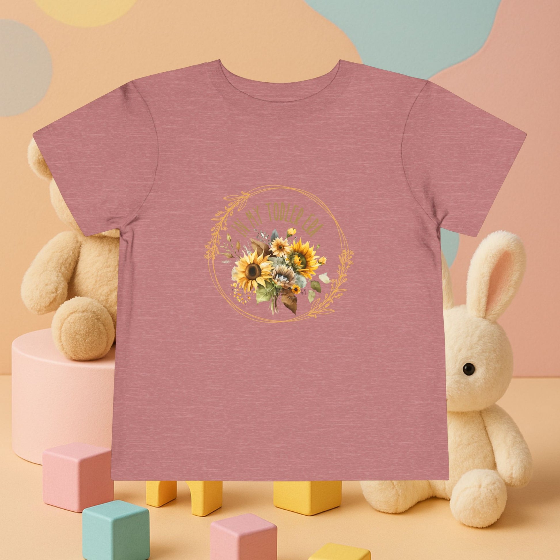 “In My Toddler Era” Sunflower Tee – Soft, Sweet & Boldly Blooming