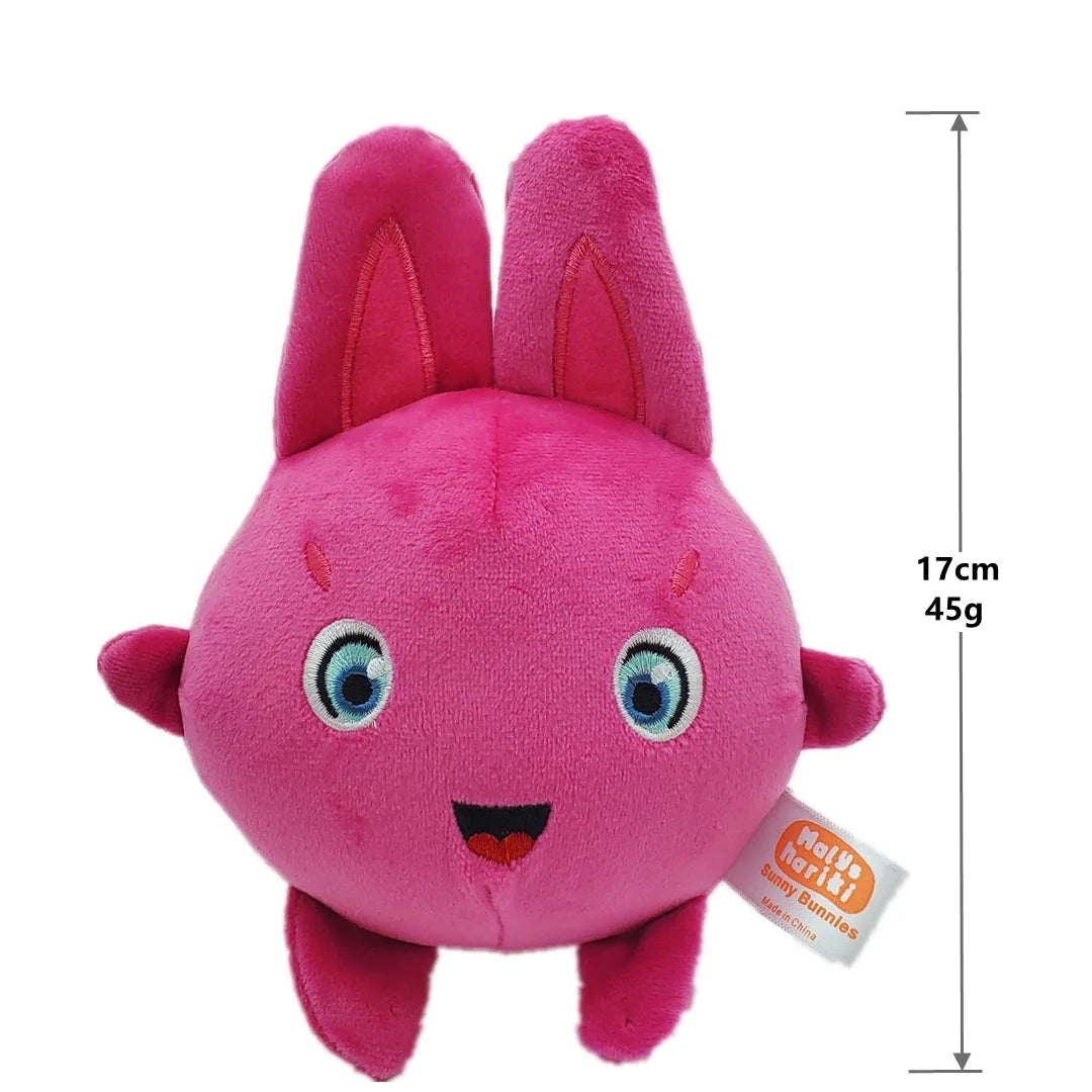 Rainbow Bunny Buddies – 5pc Colorful Plush Toy Set