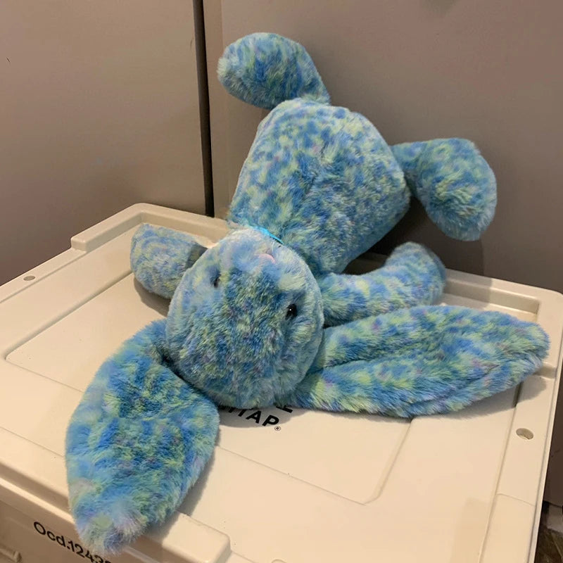 Snuggle Bunny Plush – Soothing Stuffed Rabbit Toy (Blue or White)