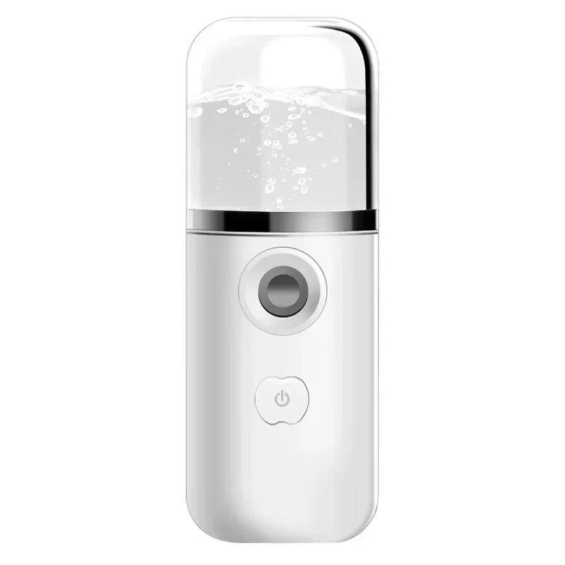 Gracefully Glowing Mini Nano Facial Mister – Hydrating Mist Steamer