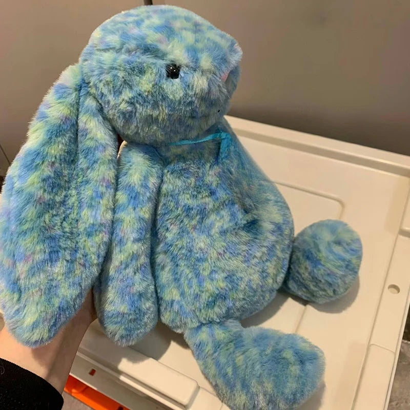 Snuggle Bunny Plush – Soothing Stuffed Rabbit Toy (Blue or White)