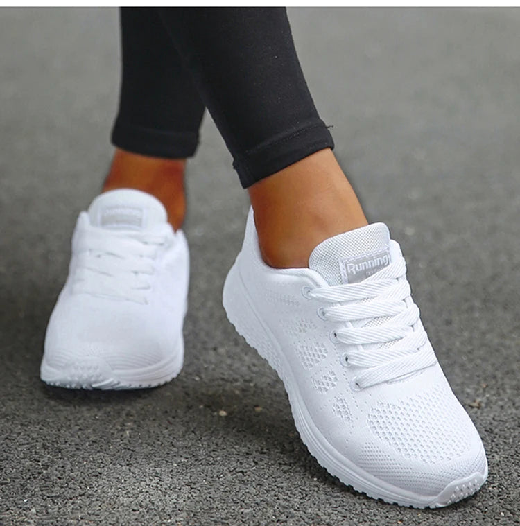 2025 New Fashion Women's Sneakers Plus Size Shoes Women Trainers Casual Sneaker Woman Lace Up Female Sneakers Tenis Feminino
