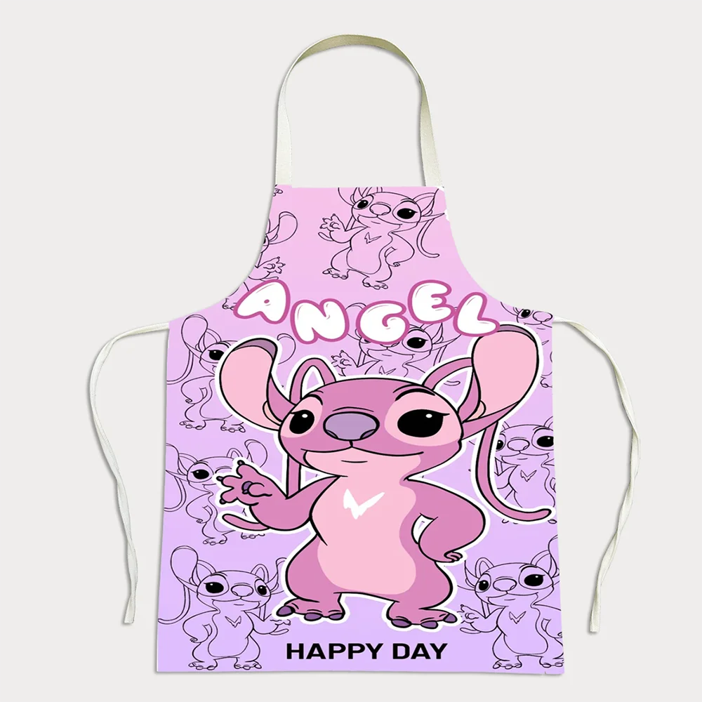 Mommy & Me Stitch Apron Set – Matching Cartoon Kitchen & Craft Aprons