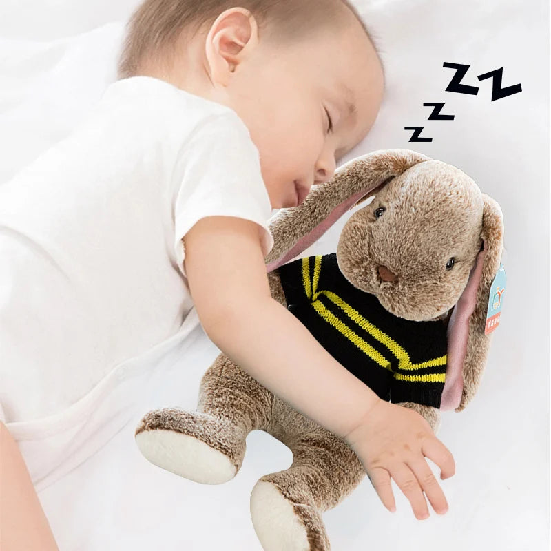 Big Ear Bunny Plush – Soft Stuffed Rabbit in Sweater (35cm / 45cm)