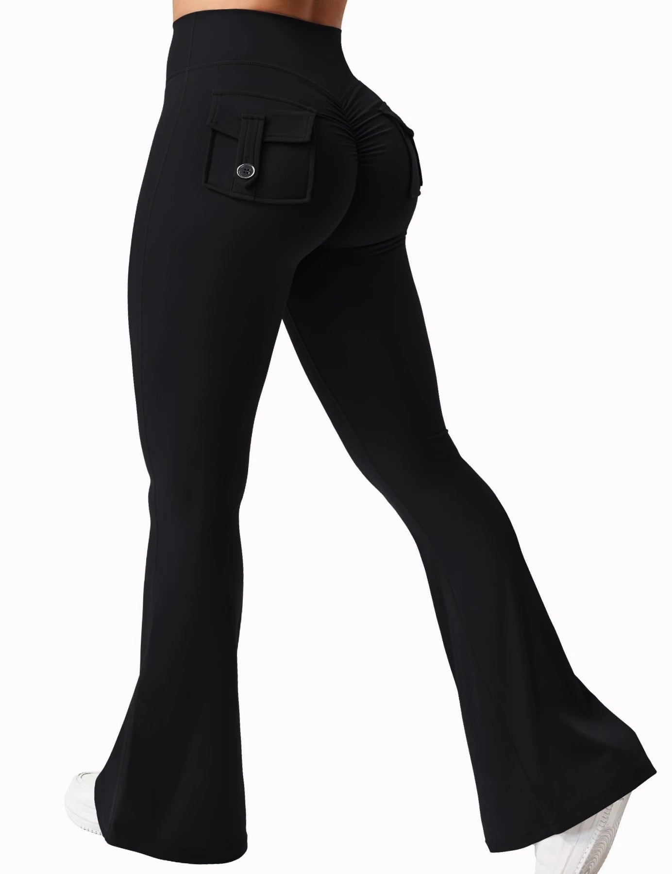 Wide-Leg Yoga Pocket Leggings