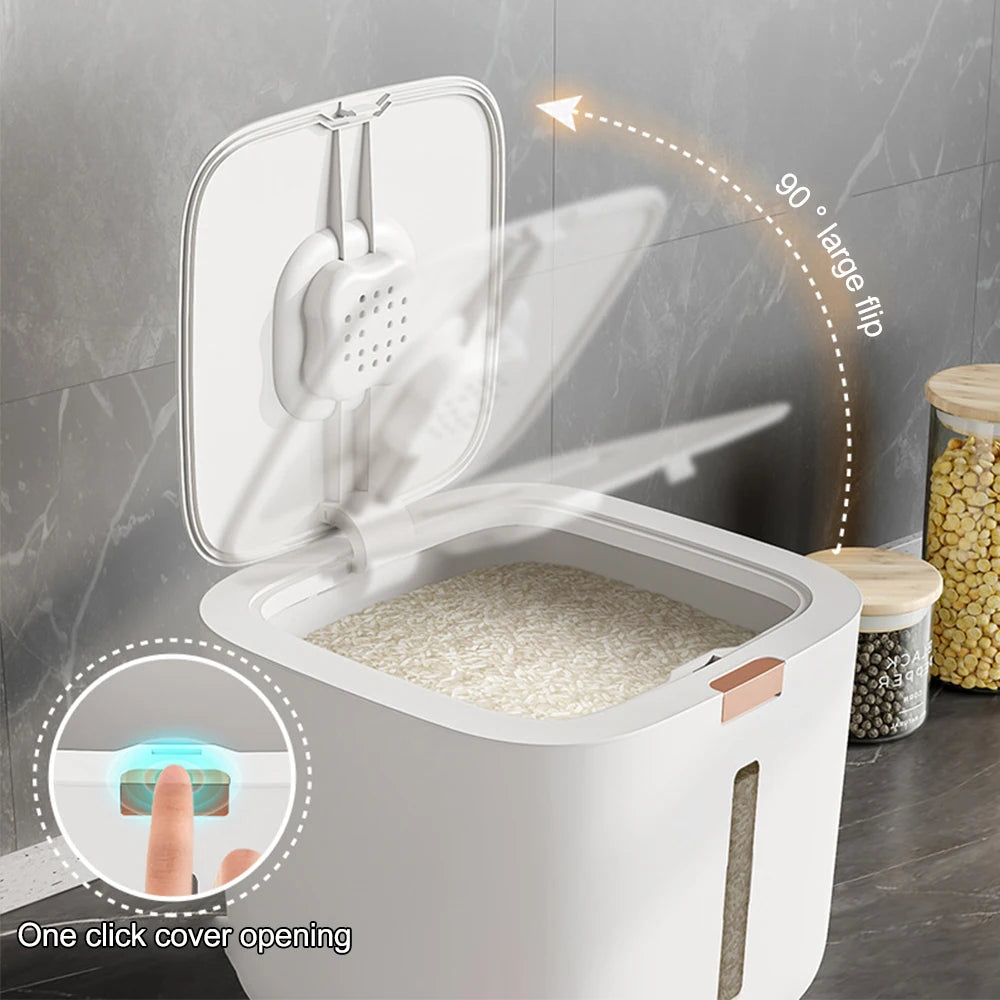 Gracefully Sealed™ Insect-Proof Grain Storage Bin – 5kg/10kg