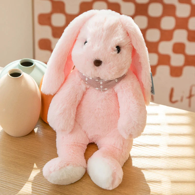 Big Ear Bunny Plush – Soft Stuffed Rabbit in Sweater (35cm / 45cm)