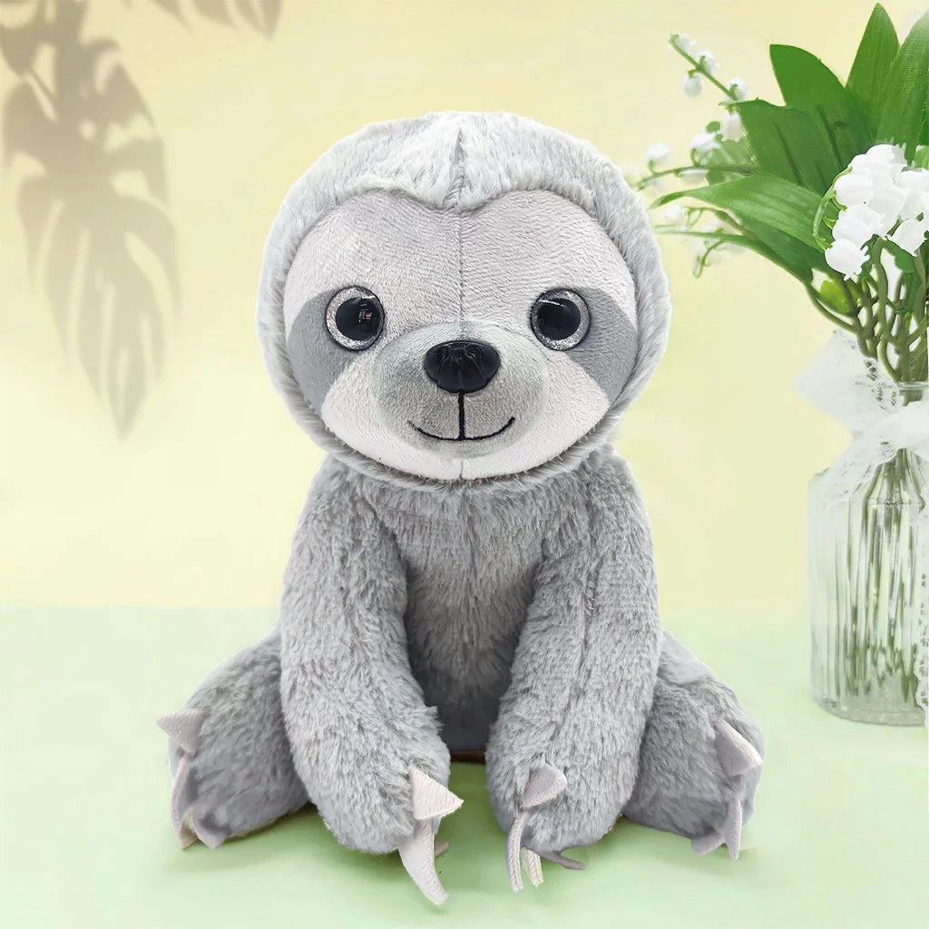 Snuggle Sloth Plush – Ultra-Soft Stuffed Animal (Grey or Brown)
