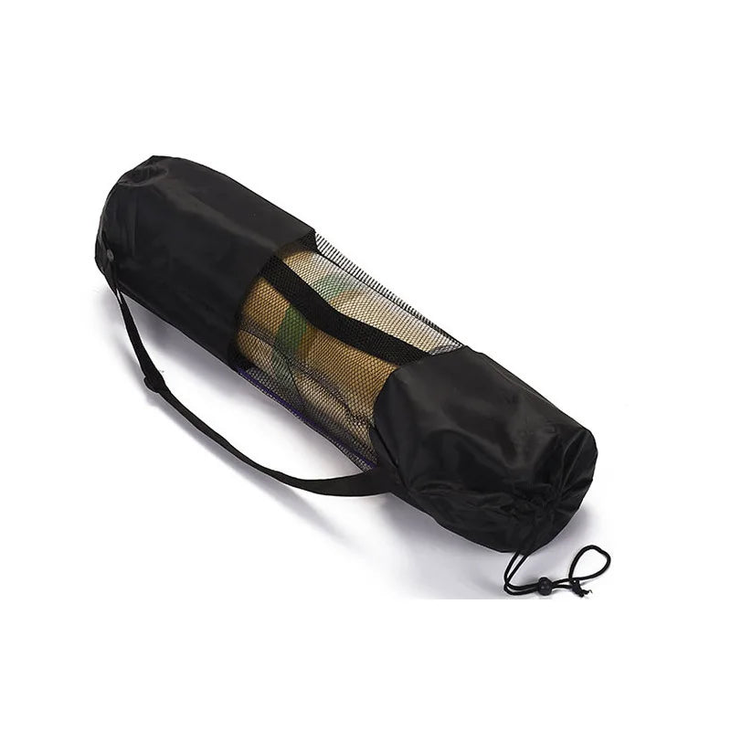 Glow & Go Breathable Yoga Mat Bag – Adjustable Shoulder Strap & Mesh Storage