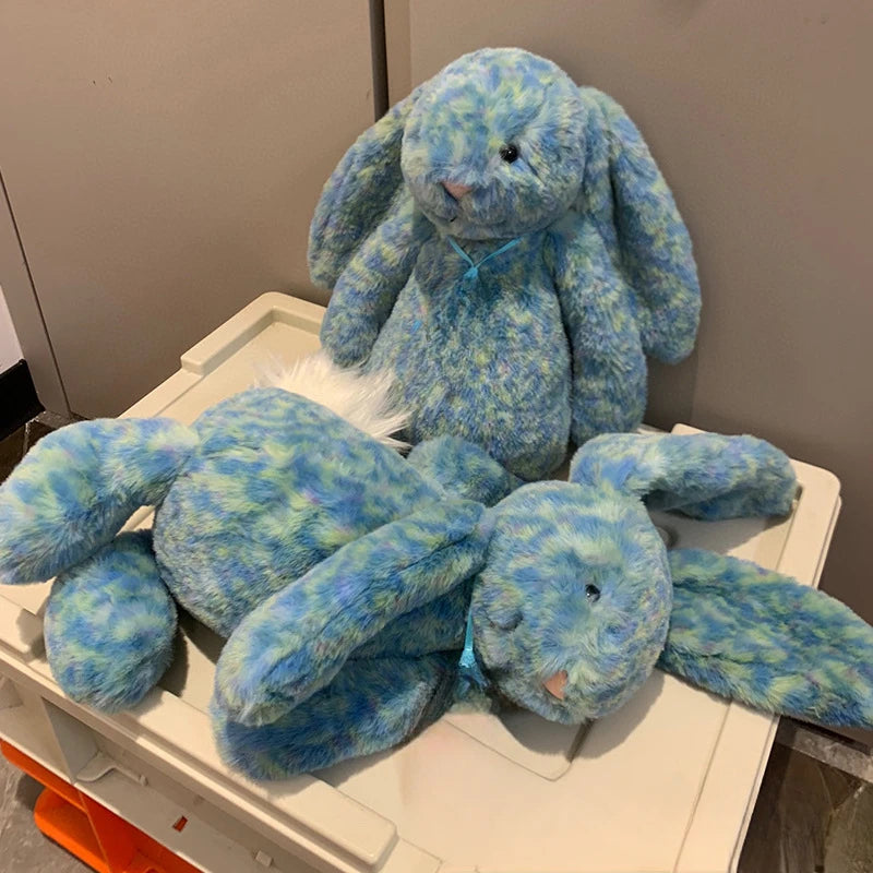 Snuggle Bunny Plush – Soothing Stuffed Rabbit Toy (Blue or White)