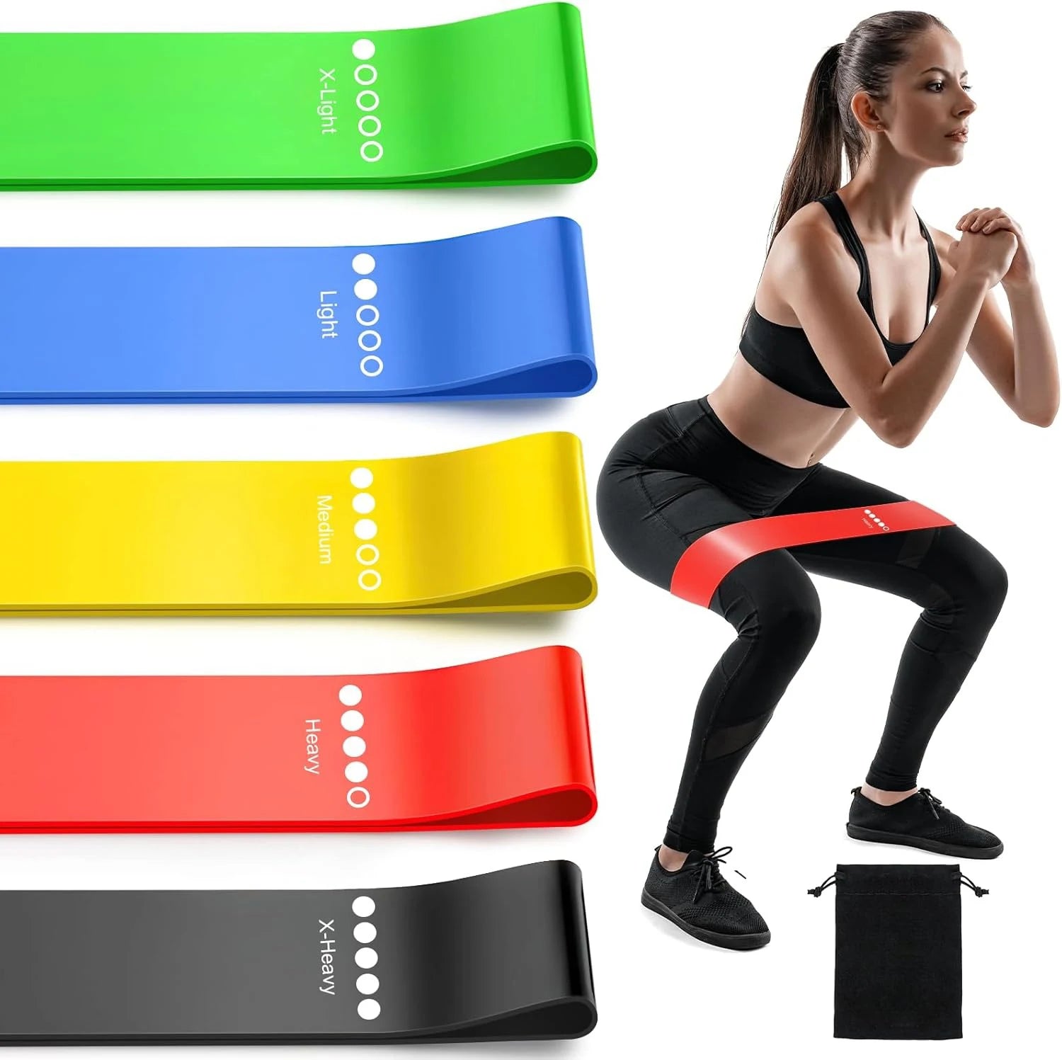 Glow & Go Resistance Band Set – Strength, Tone, and Flex Anywhere