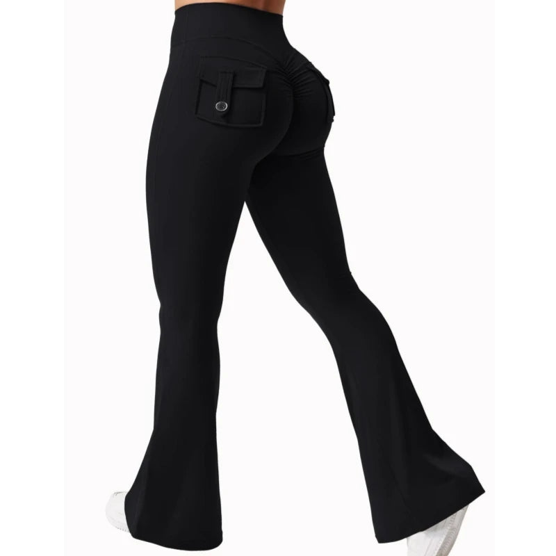 Wide-Leg Yoga Pocket Leggings