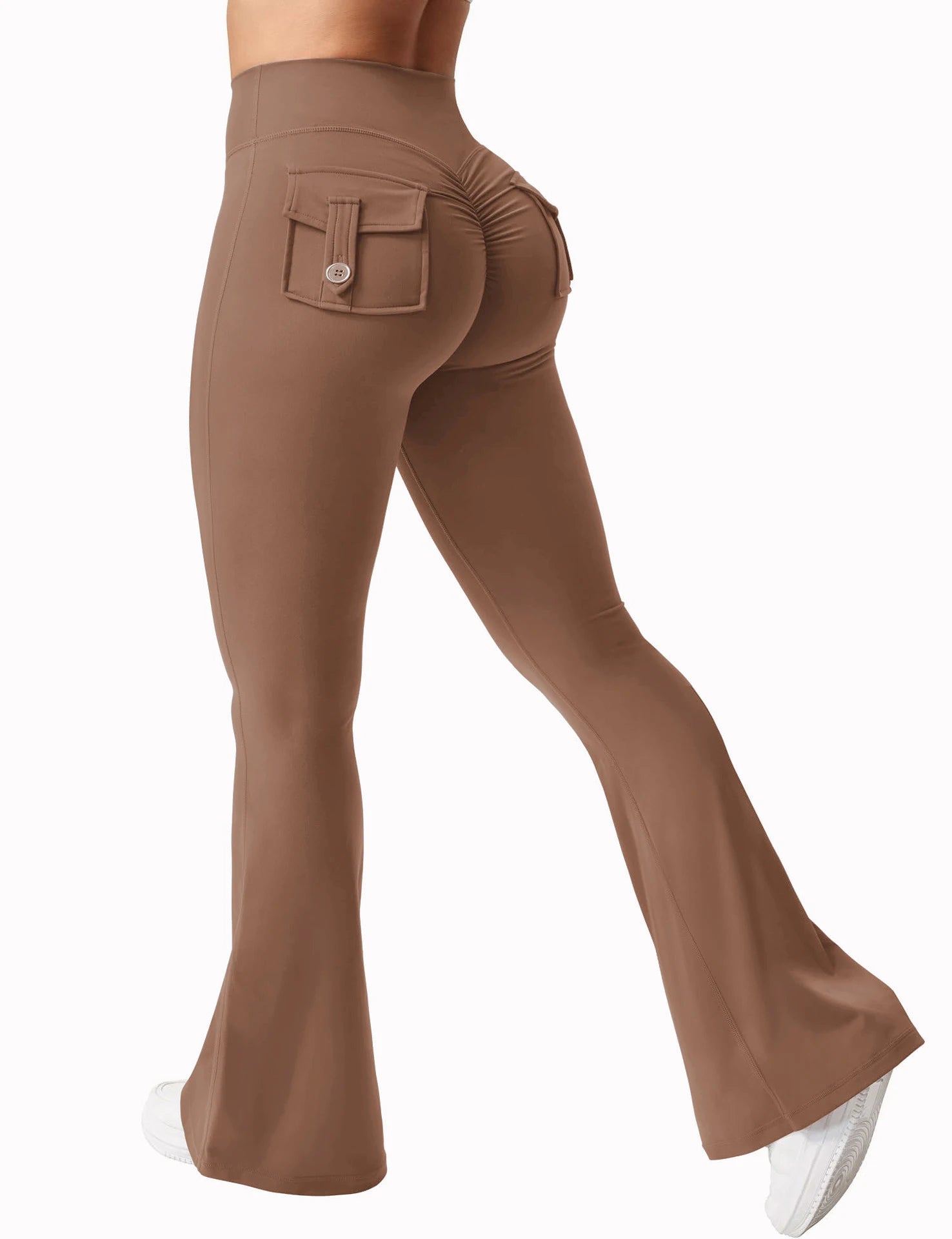Wide-Leg Yoga Pocket Leggings