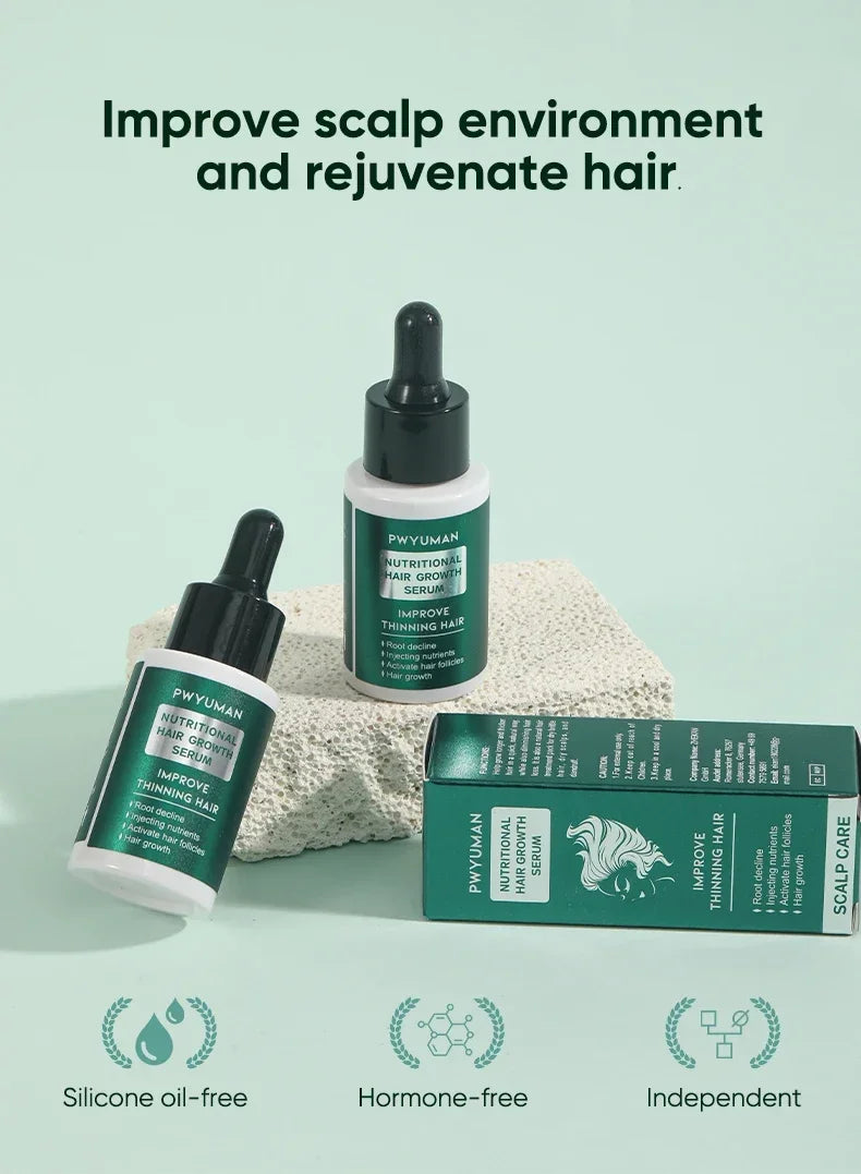 Gracefully Glowing™ Ginger Root Hair Growth Serum – Scalp Nourishing Anti-Hair Loss Treatment (30ml)