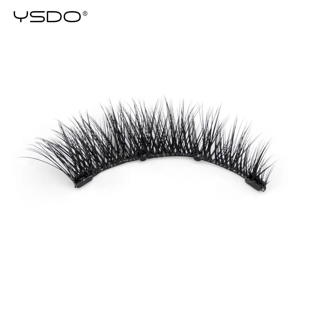 Gracefully Glowing™ Magnetic 3D Mink Lashes – Reusable, No-Glue Winged Lashes with Applicator
