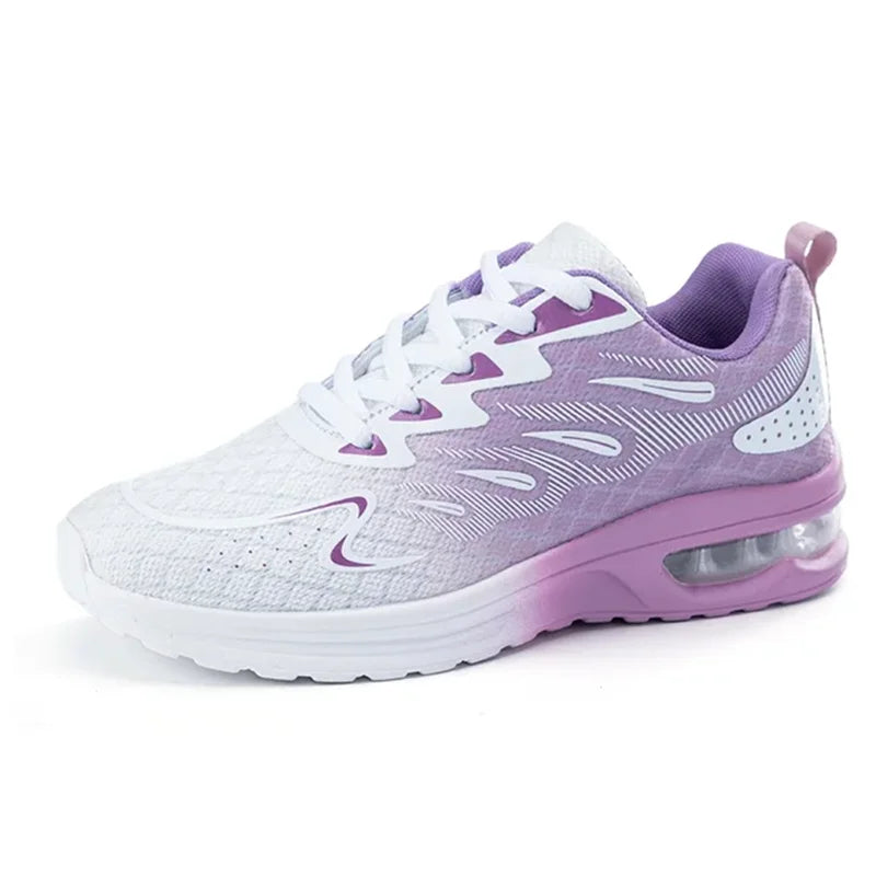 Sneaker Women Walking Shoes – Fashion Air Cushion Mesh Breathable Tennis & Sport Shoes