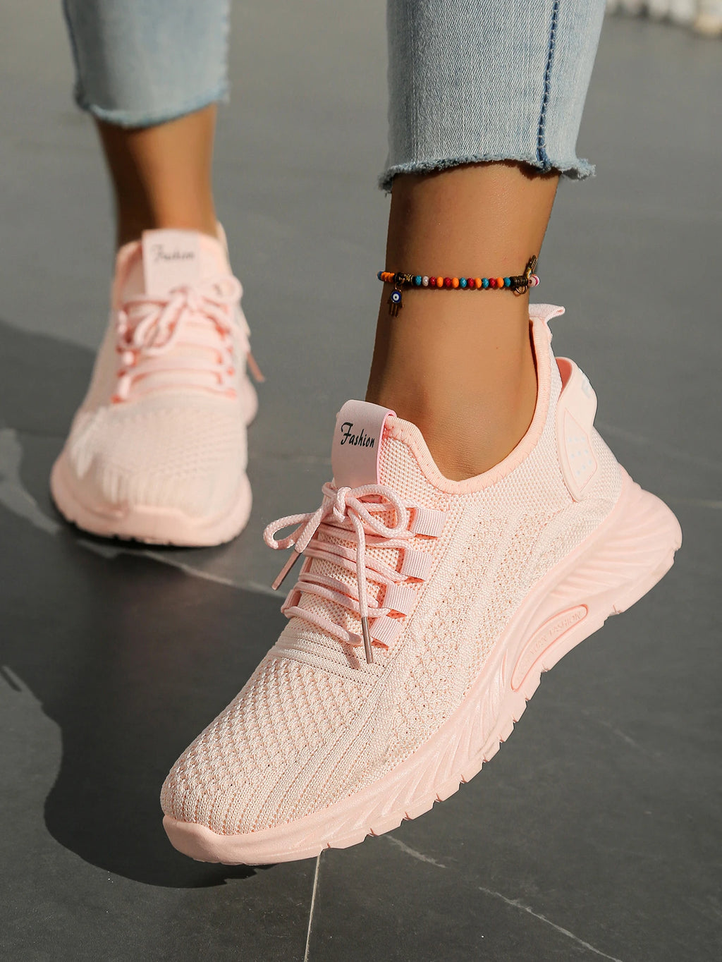 Women’s Casual Sneakers – 2025 Trendy Fly Weave Lightweight Sport & Leisure Shoes