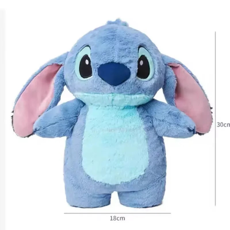Stitch Plush Comfort Toy + Warm Bottle Set – Soft & Snuggly Gift for Kids