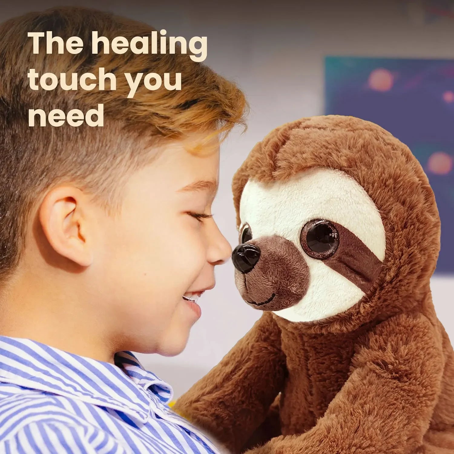 Snuggle Sloth Plush – Ultra-Soft Stuffed Animal (Grey or Brown)