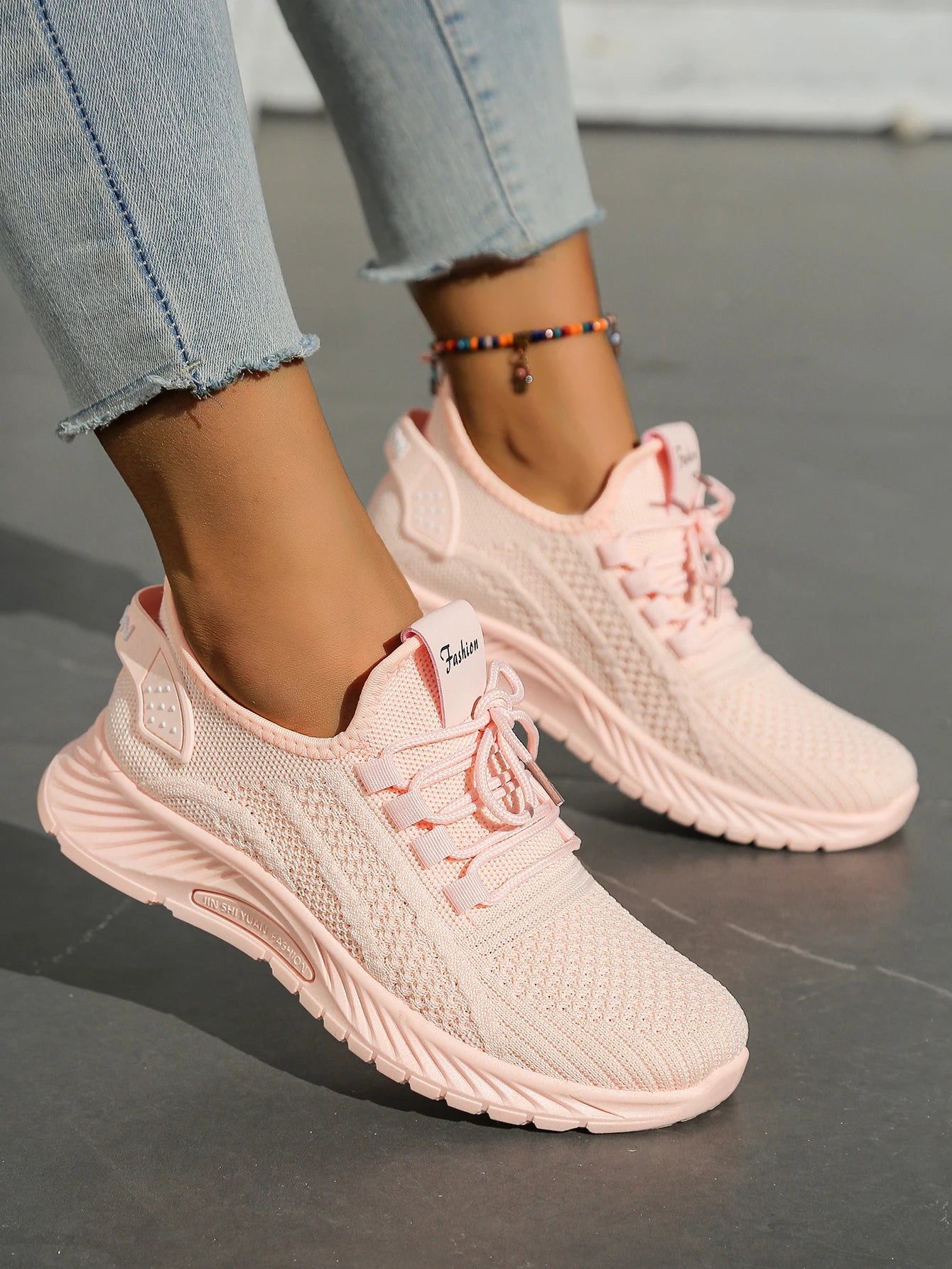 Women’s Casual Sneakers – 2025 Trendy Fly Weave Lightweight Sport & Leisure Shoes