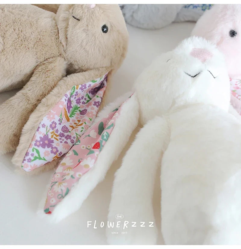 Flora Bunny Plush – Soft Rabbit Toy with Floral Ears (22cm)