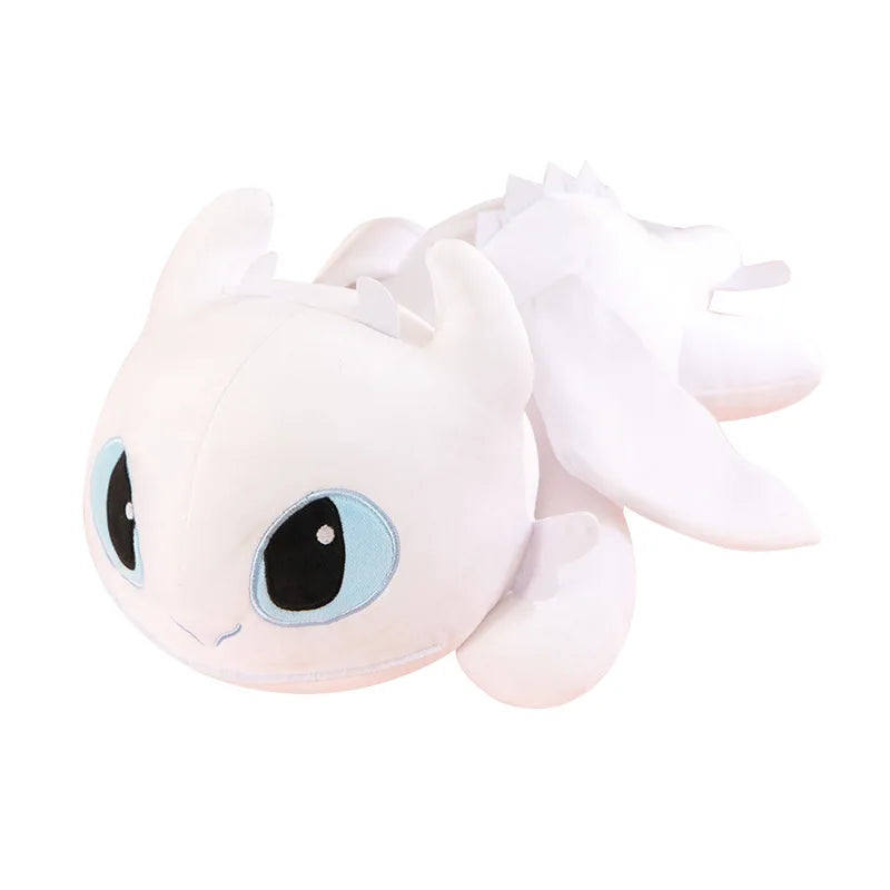 Night & Light Dragon Plush – 40cm Lying Stuffed Toy (Toothless Style)