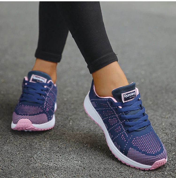 2025 New Fashion Women's Sneakers Plus Size Shoes Women Trainers Casual Sneaker Woman Lace Up Female Sneakers Tenis Feminino