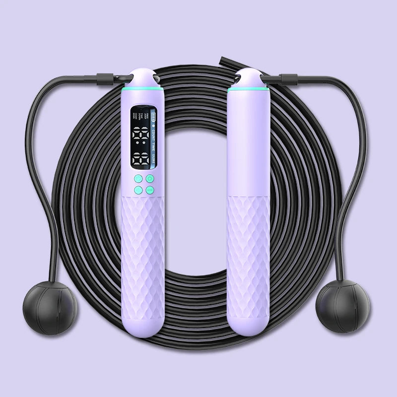 Glow & Go Digital Smart Jump Rope – USB Rechargeable with Calorie Counter
