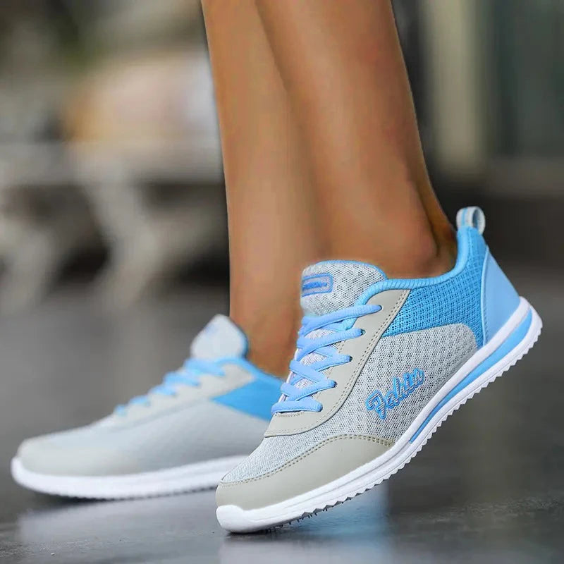 Women's Sneakers Comfortable Women's Shoes Fashion Women's Summer Sneakers Mesh Sneaker Woman Lace-Up Tennis Designer Shoes