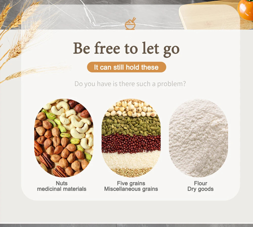 Gracefully Sealed™ Insect-Proof Grain Storage Bin – 5kg/10kg
