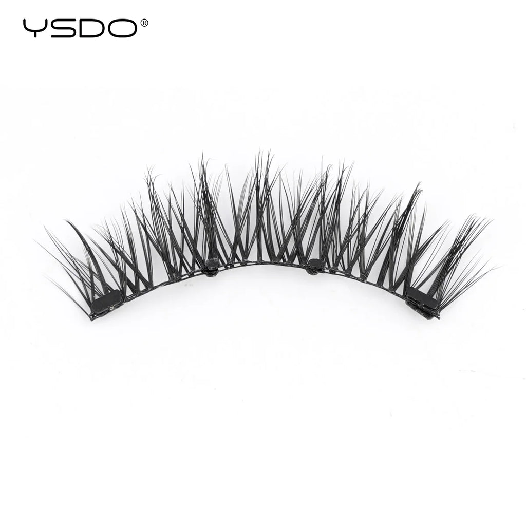 Gracefully Glowing™ Magnetic 3D Mink Lashes – Reusable, No-Glue Winged Lashes with Applicator