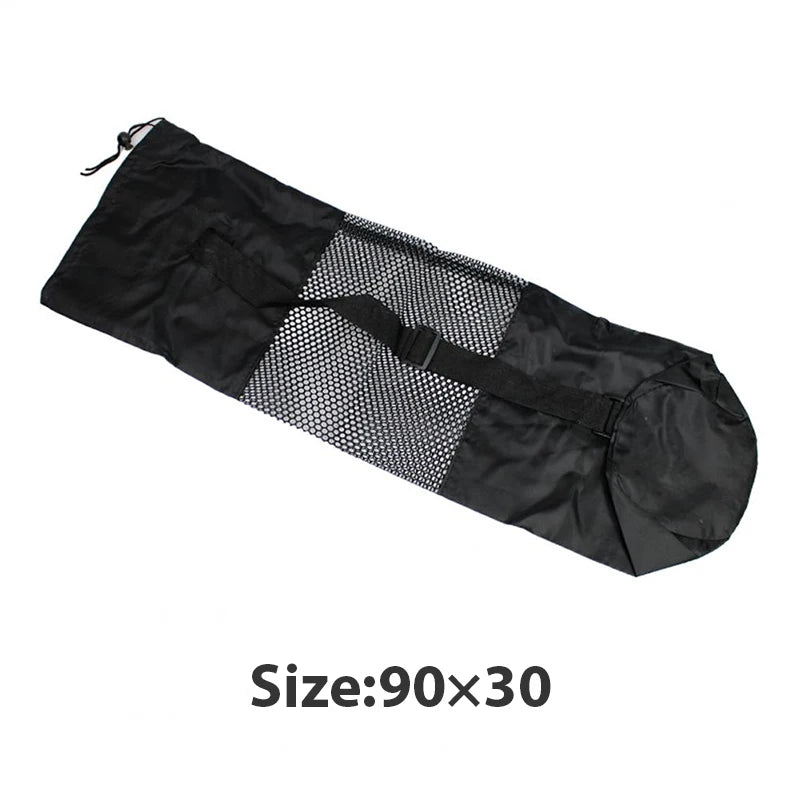 Glow & Go Breathable Yoga Mat Bag – Adjustable Shoulder Strap & Mesh Storage