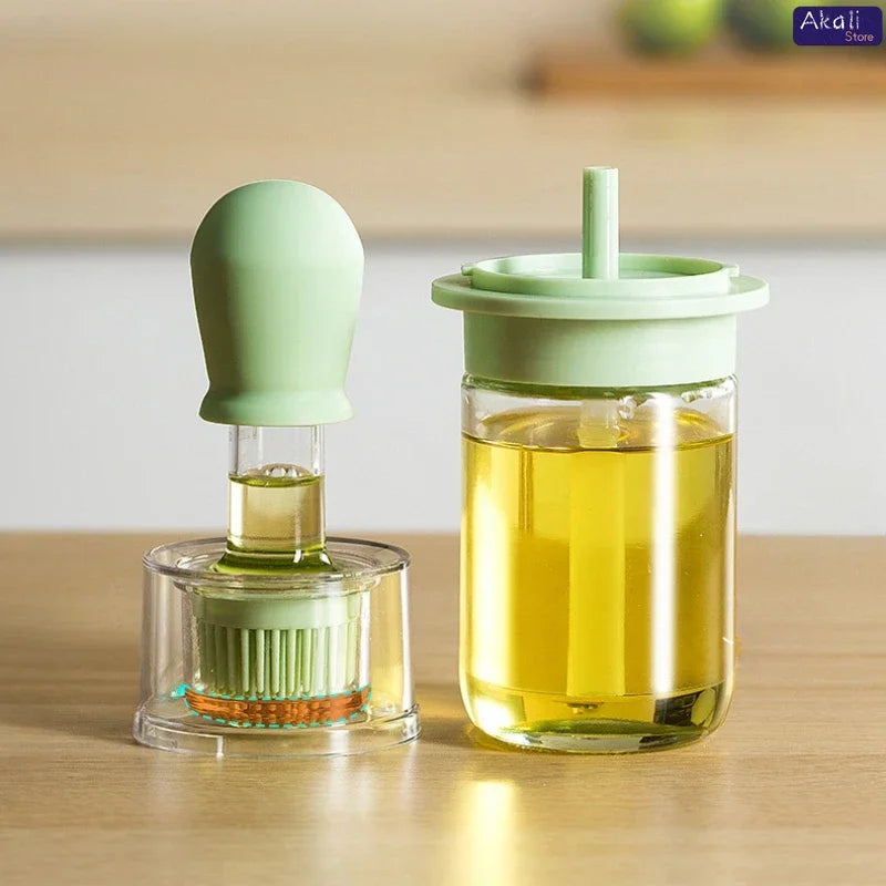 Gracefully Glaze™ Oil Dispenser & Basting Brush Combo