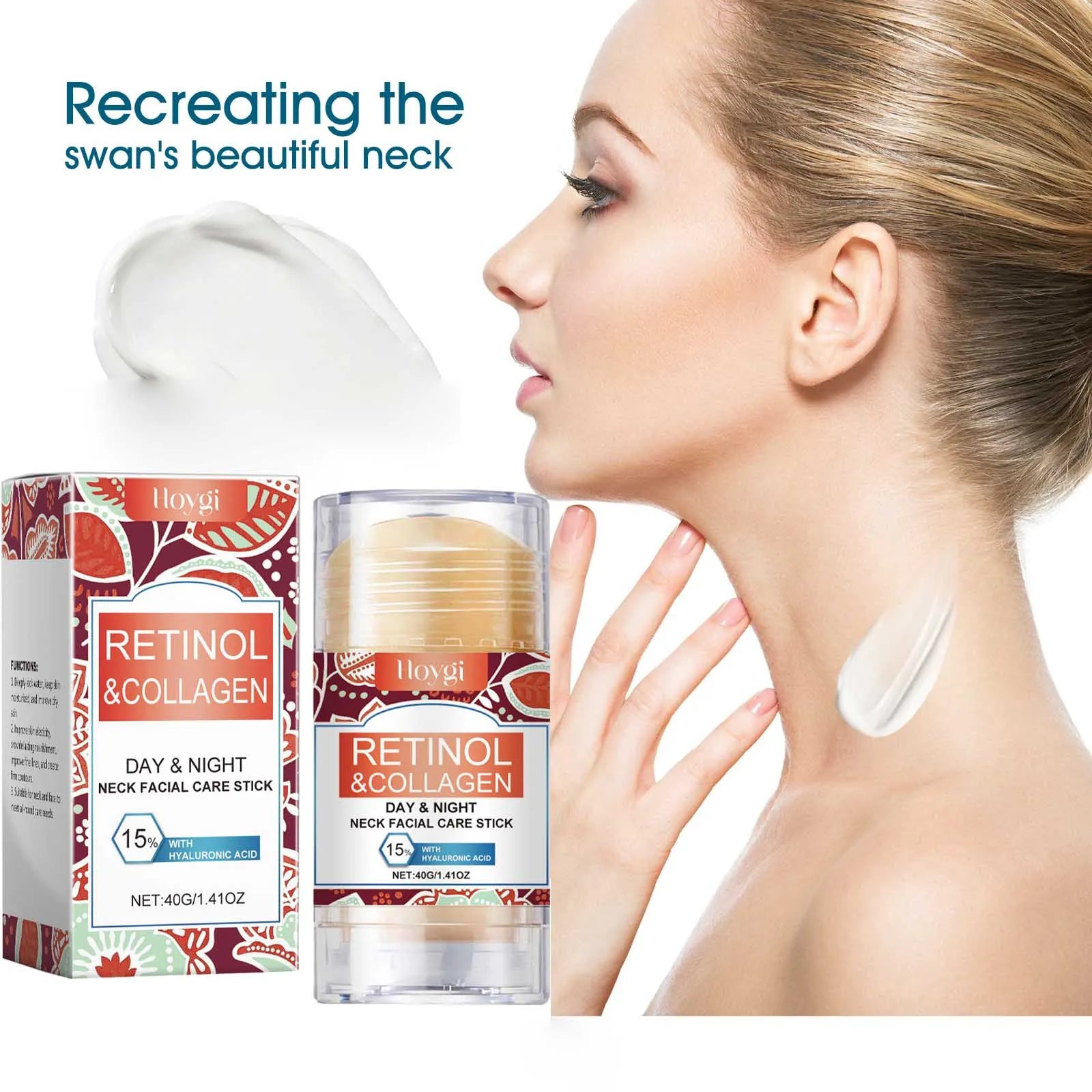 Gracefully Glowing™ Retinol & Collagen Neck Firming Cream – Lifting, Smoothing & Hydrating (40g)